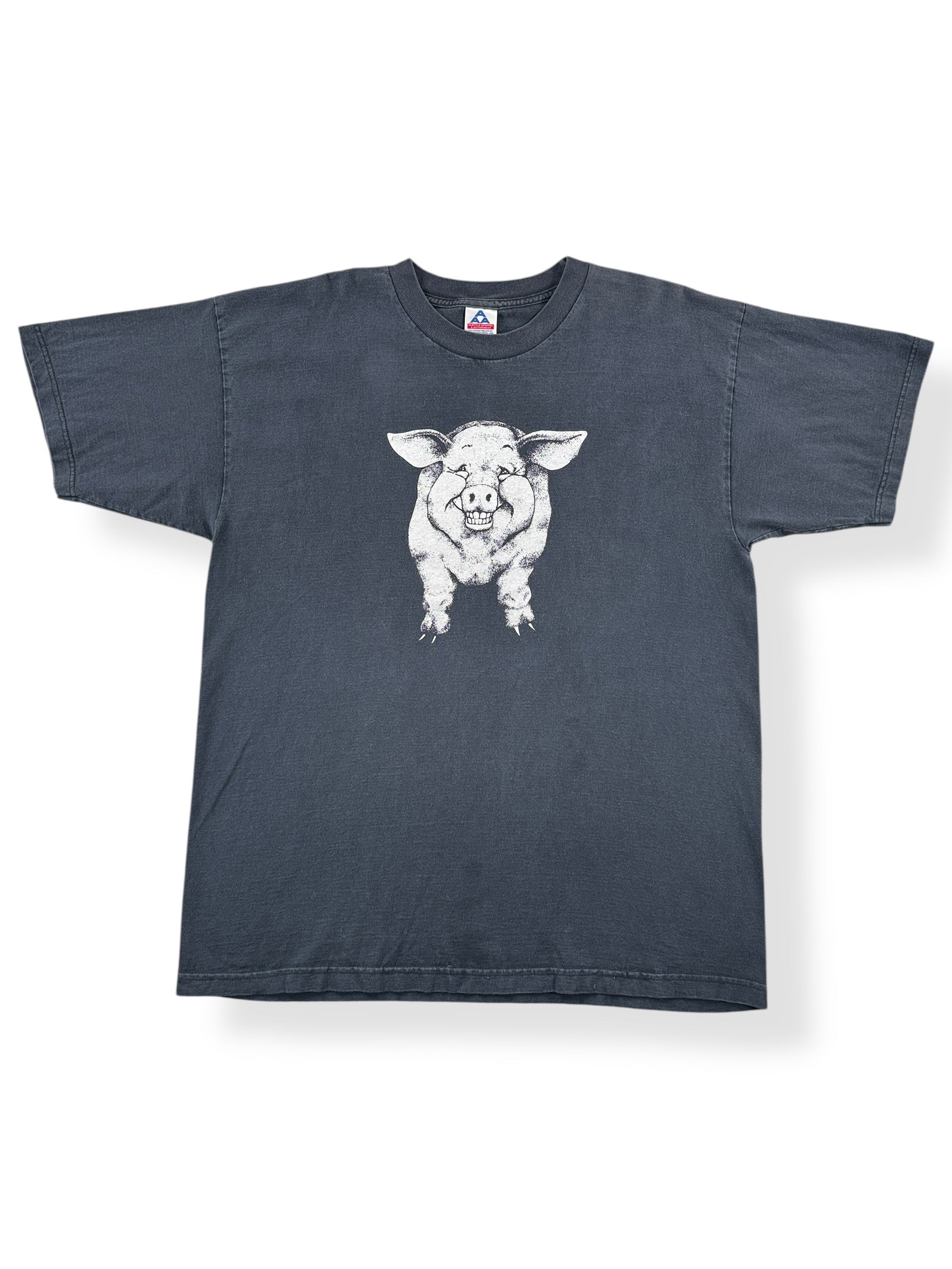 Front of Vintage Front and Back Pig Tee SZ XL (Fits L)