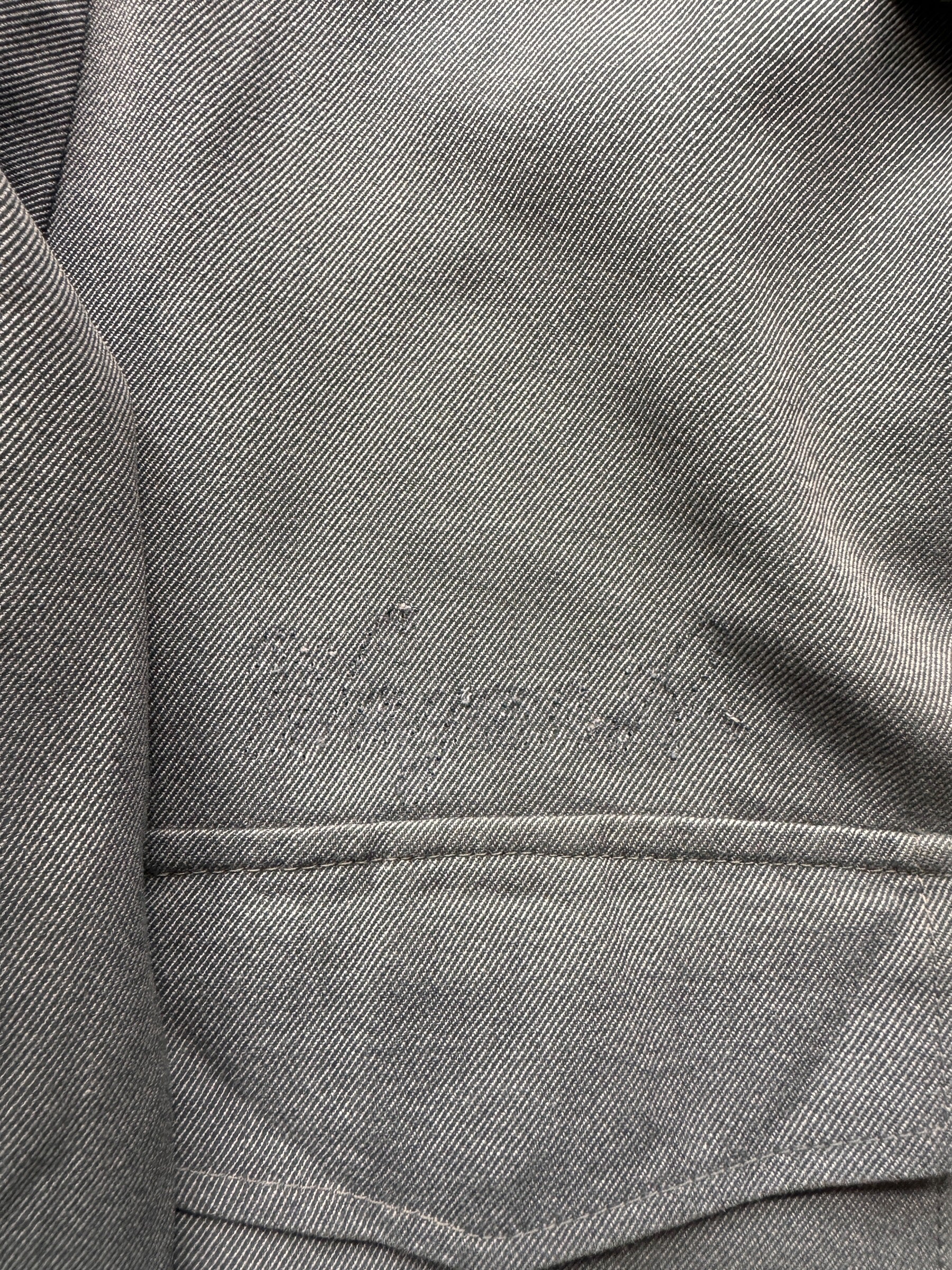 Ghost Embroidery on Vintage Days Ranger Gabcord Gabardine Work Jacket SZ 40