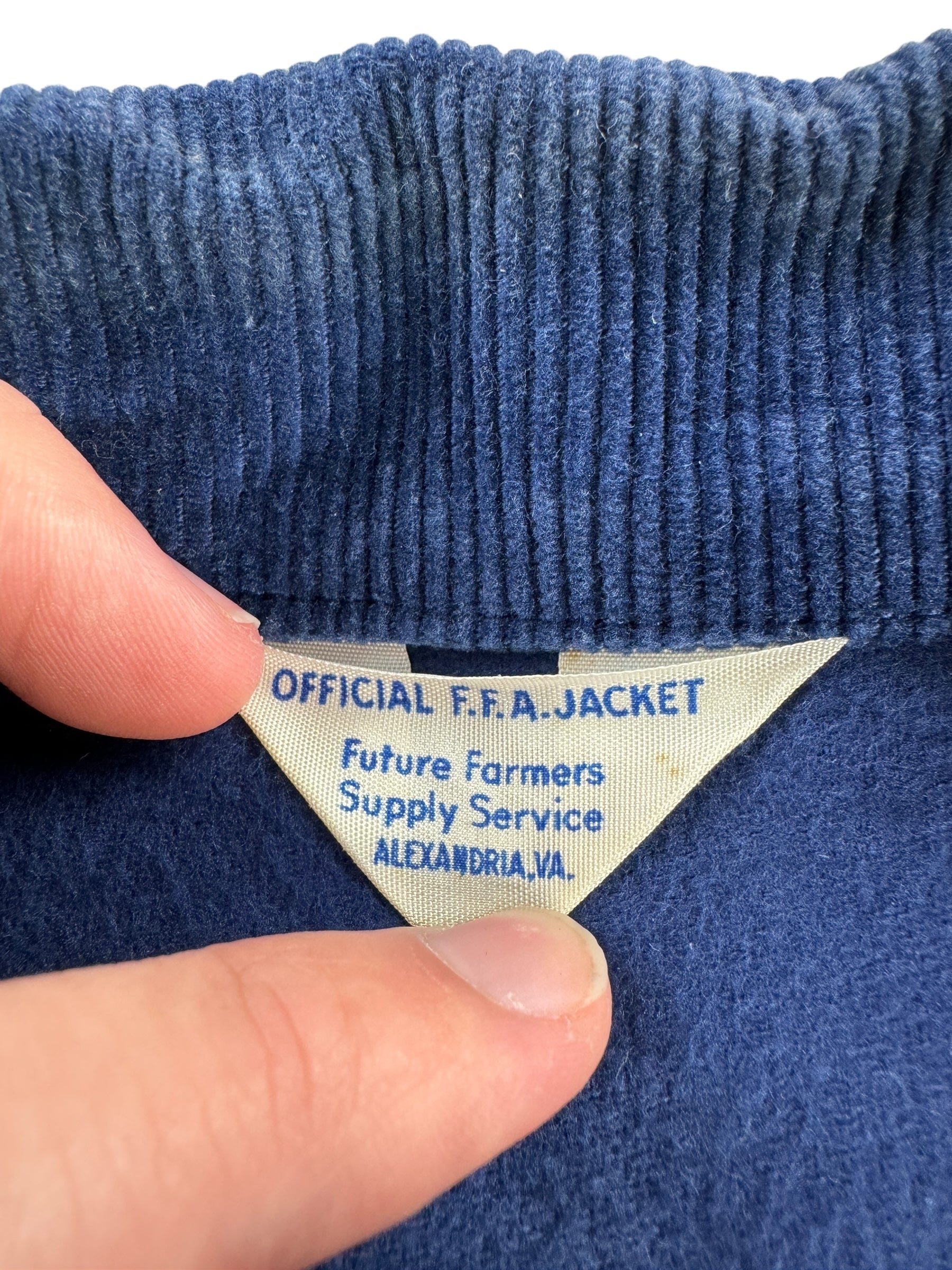 Tag on Vintage Harris Lake Park Iowa FFA Jacket SZ S