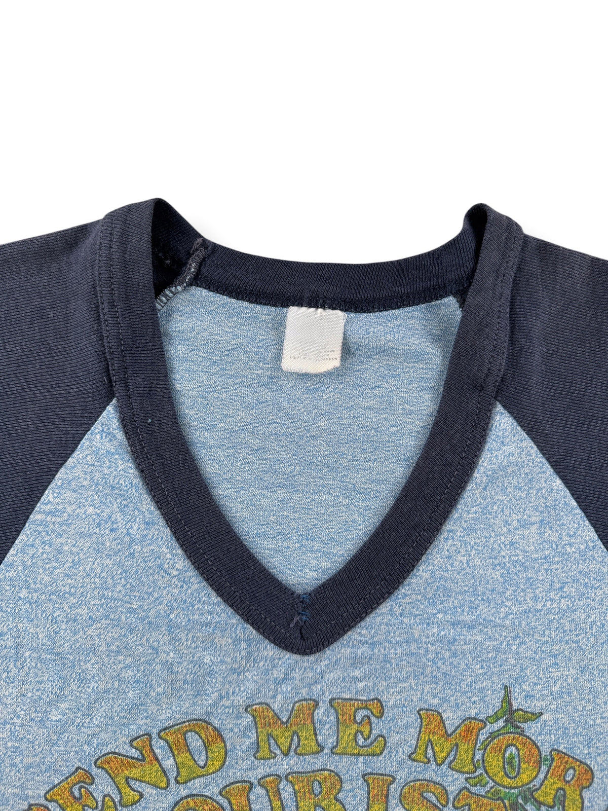 Collar on Vintage Yellowstone Tourist Joke Jersey SZ M