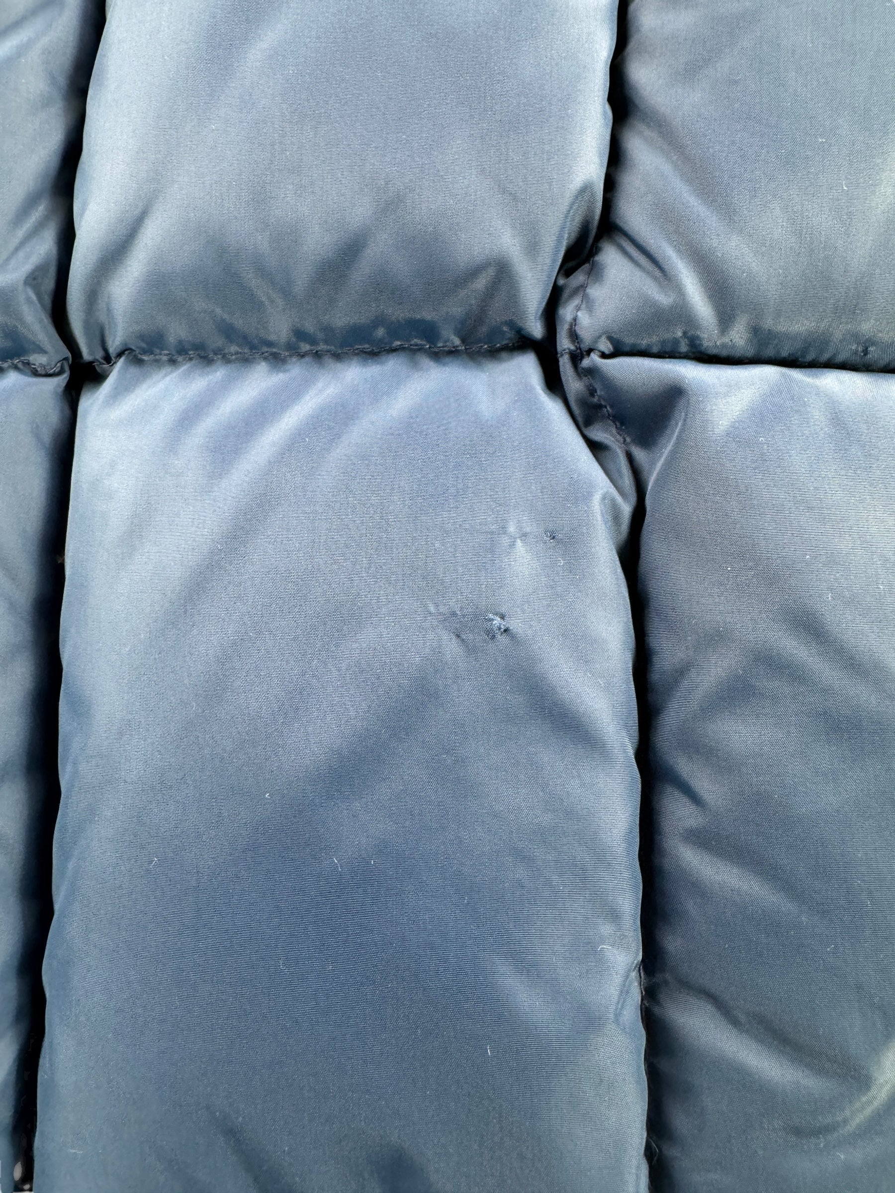 Hole on Back of Vintage Schott Down Jacket SZ XLL