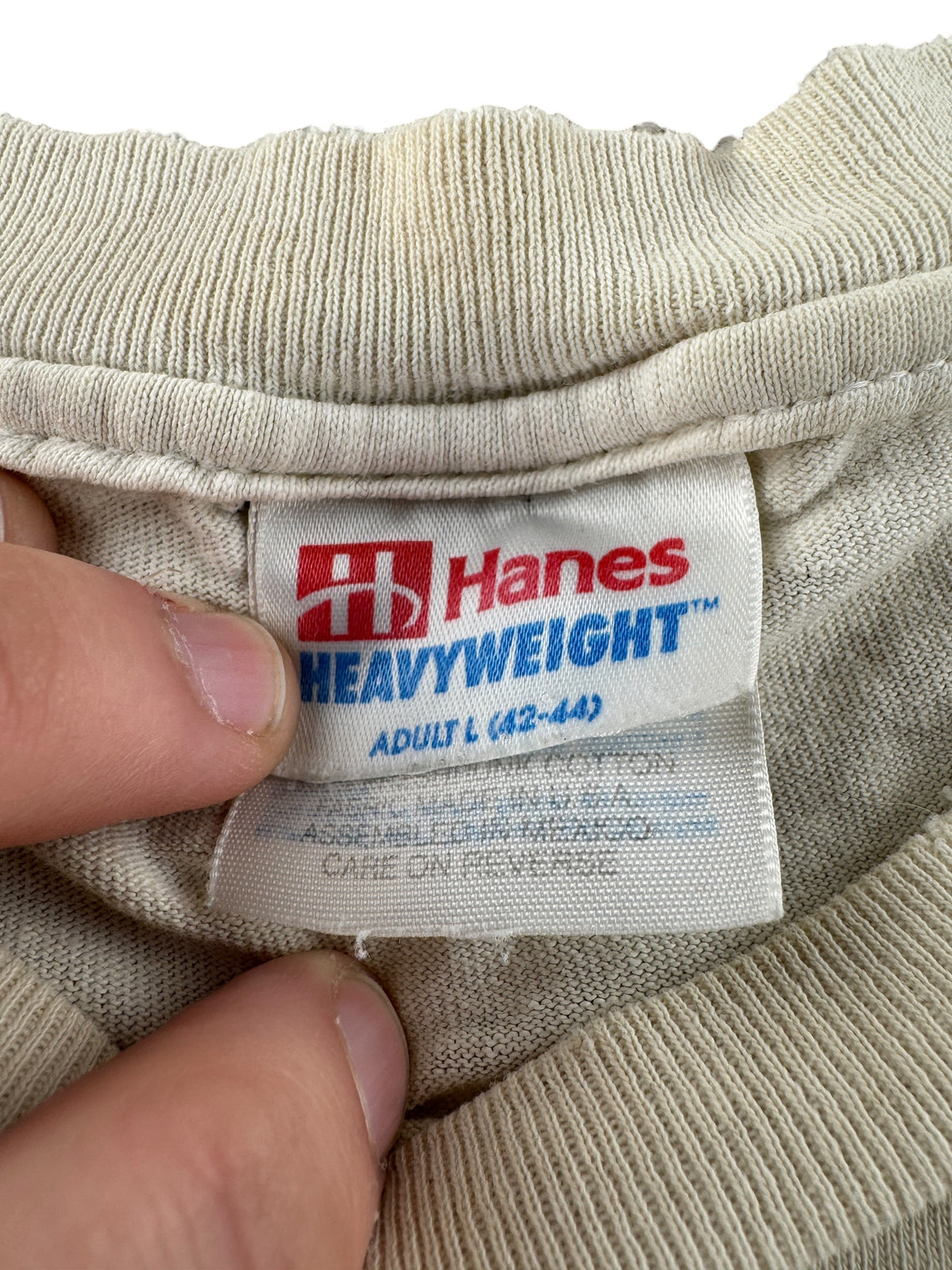 Tag on Vintage Distressed Myer's Rum Tee SZ L