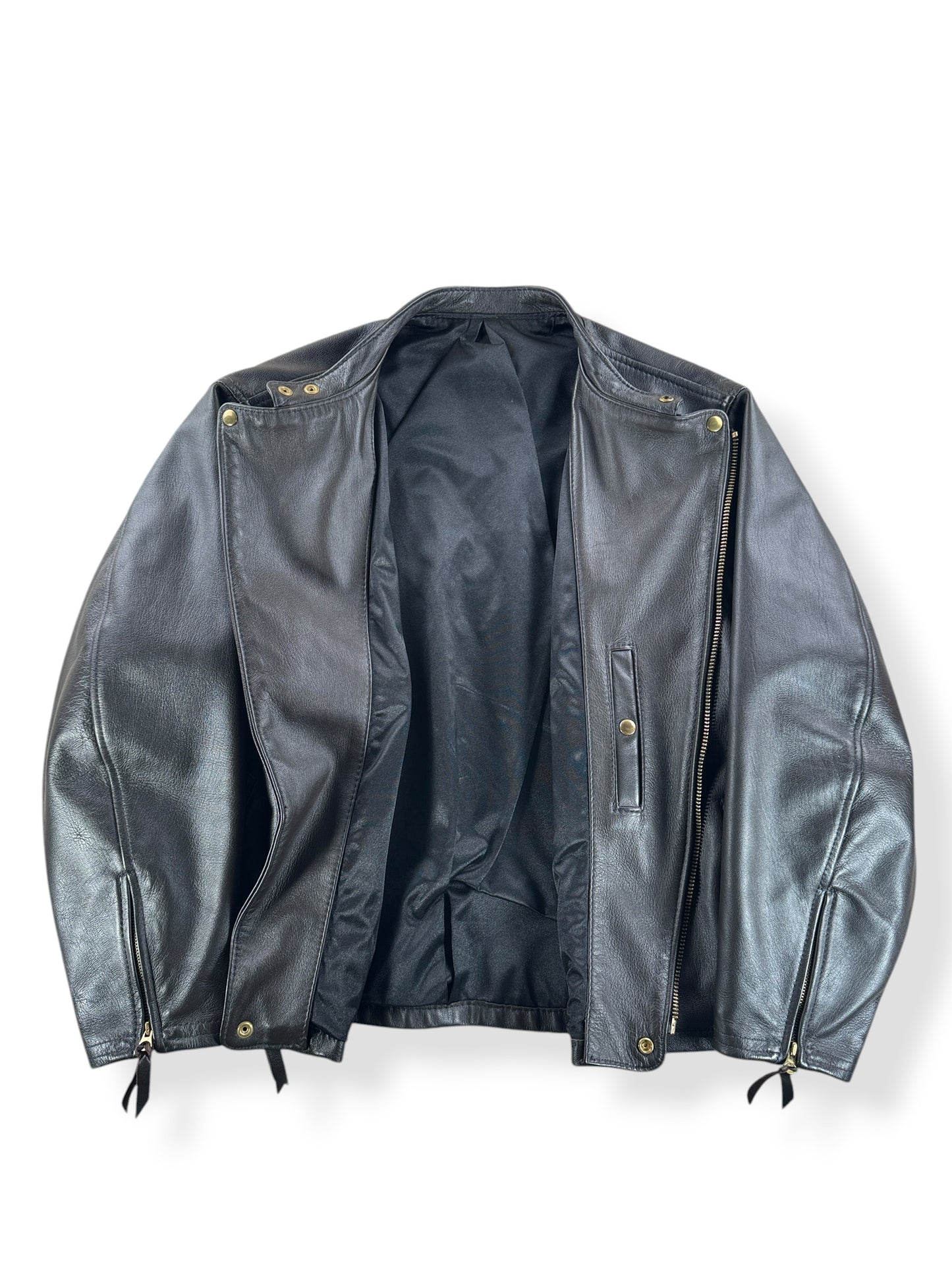 Inside of 2018 Langlitz Cascade Moto Leather Jacket SZ 52
