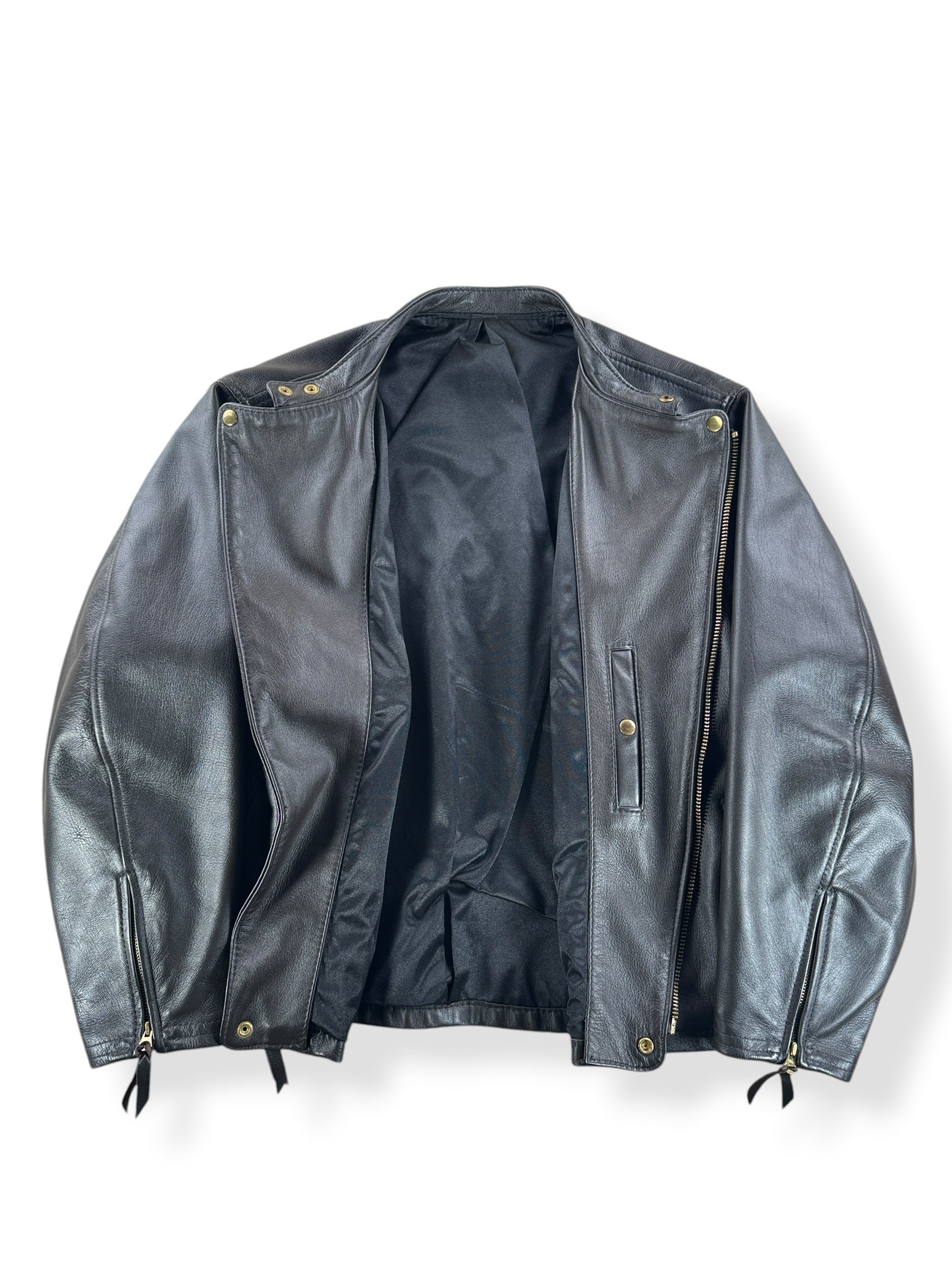 Inside of 2018 Langlitz Cascade Moto Leather Jacket SZ 52