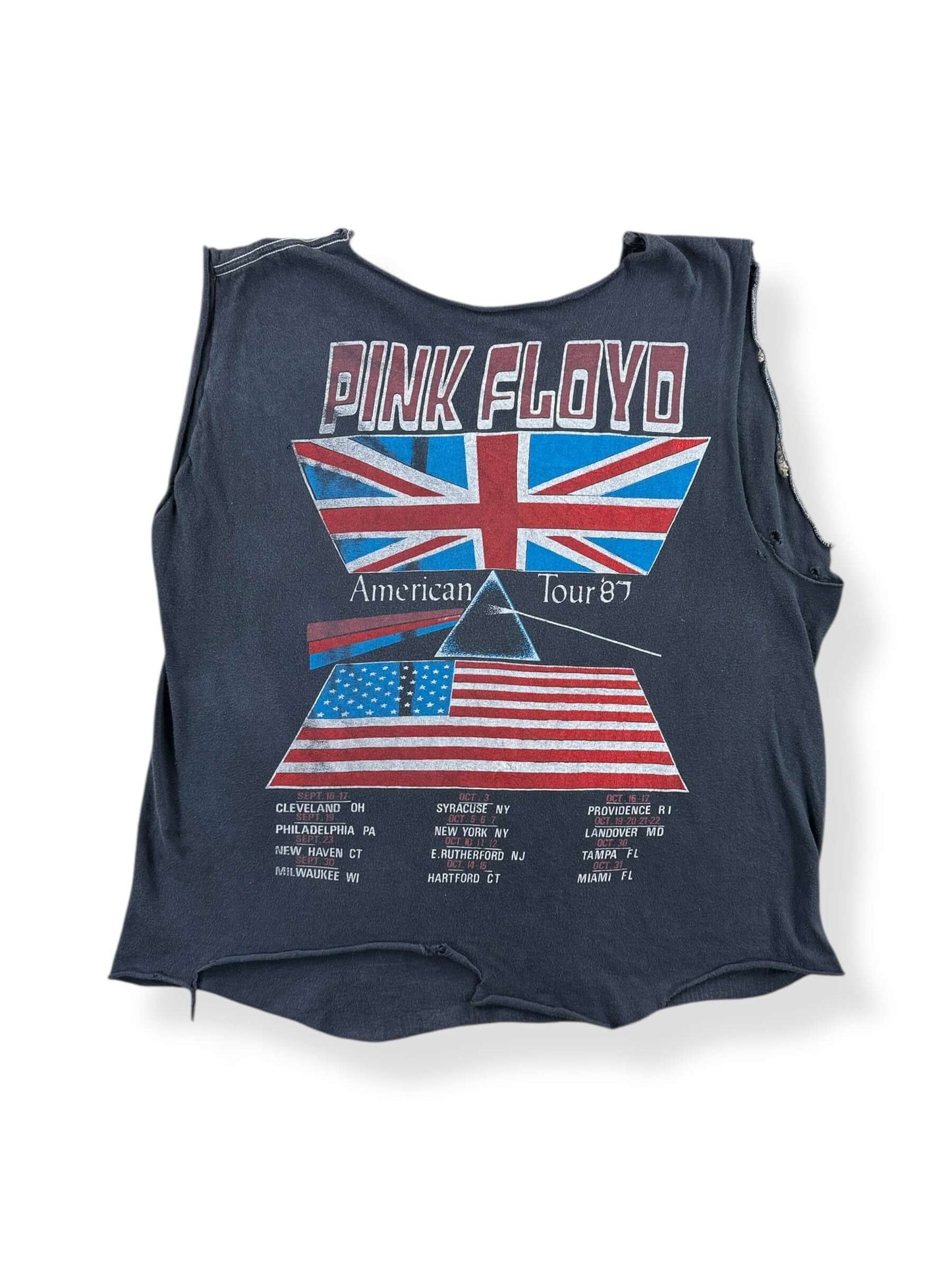 Back of Vintage Pink Floyd The Wall Chopper Tee SZ L