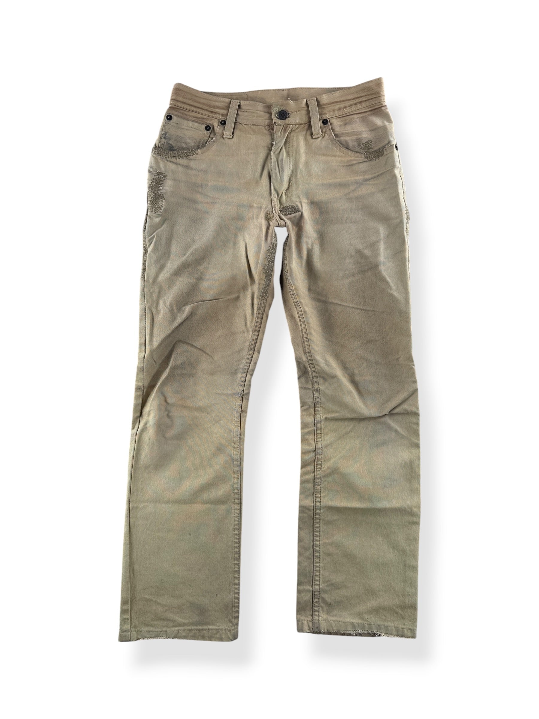 Front of Filson x Levi's Repaired Tin Cloth Pants W28