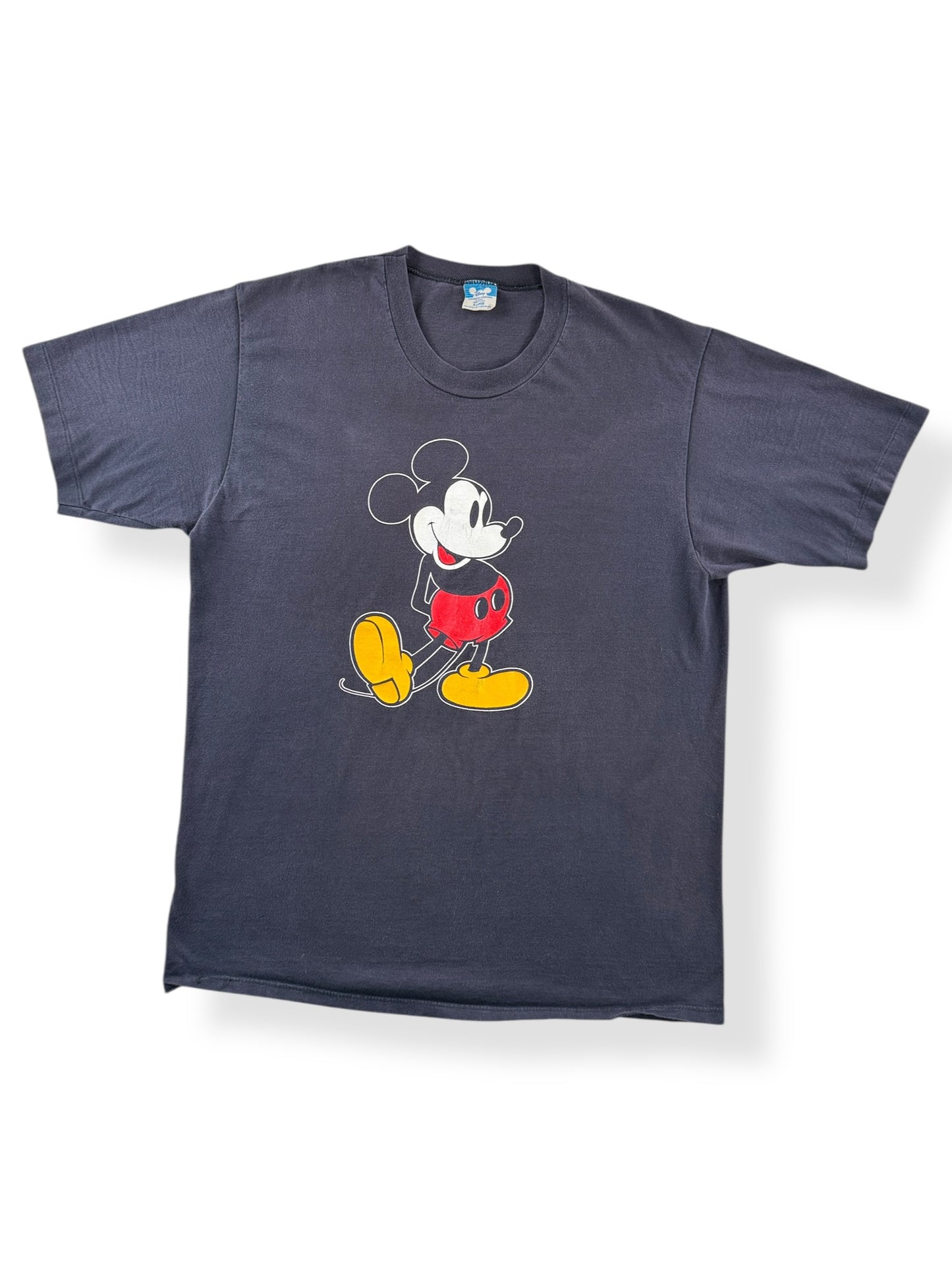 Front of Vintage MIUSA Black Disney Mickey Mouse Tee SZ XL (Fits L)