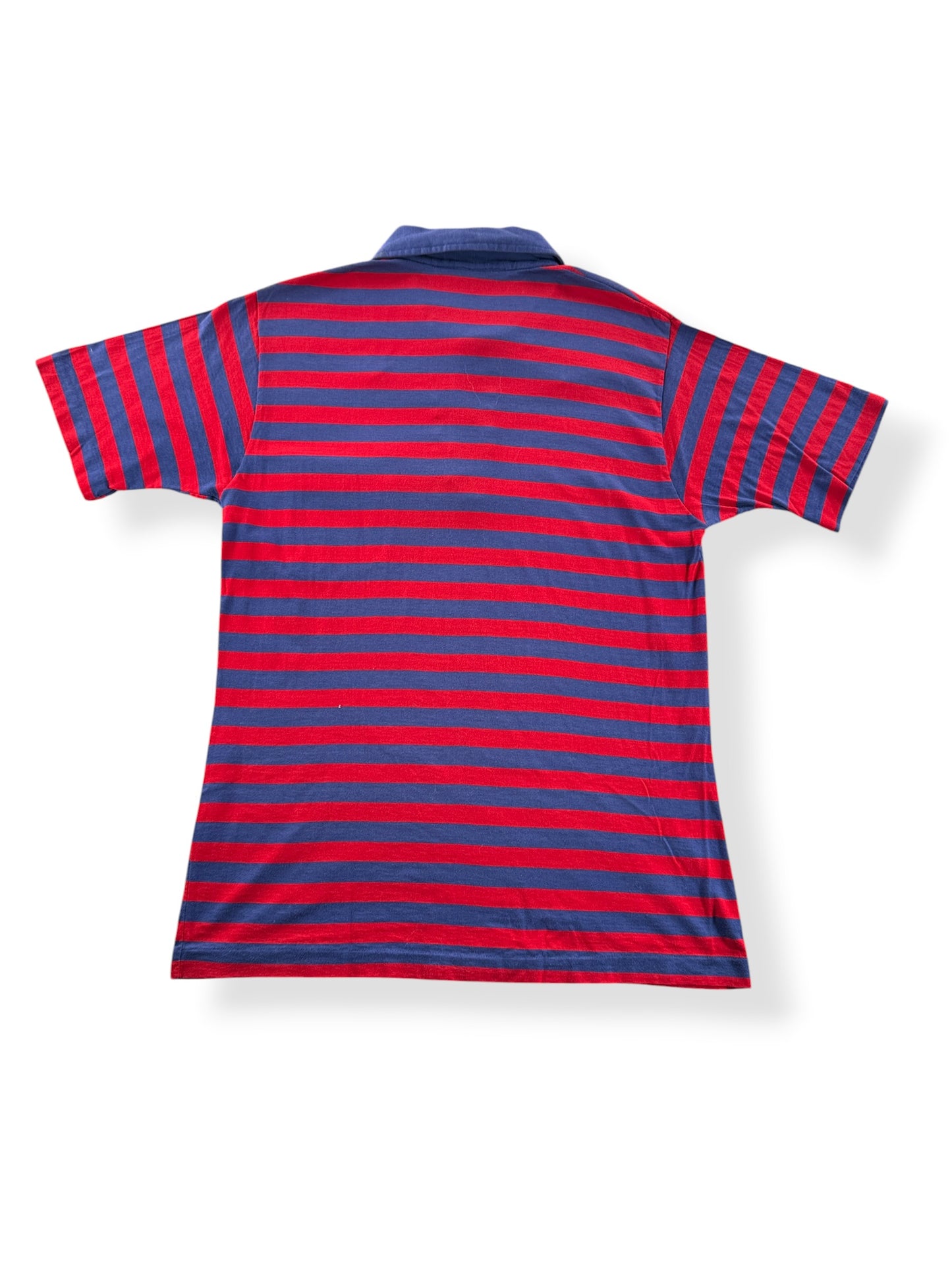 Back of Vintage Grand Slam Striped Polo SZ L (Fits M)