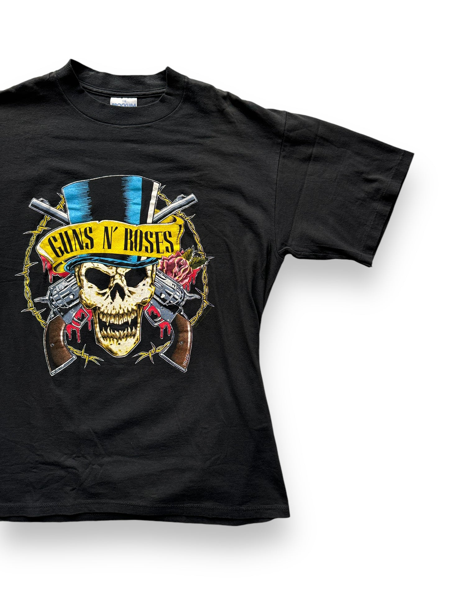 front left of Vintage '91 Guns N' Roses Tour Band Tee SZ L