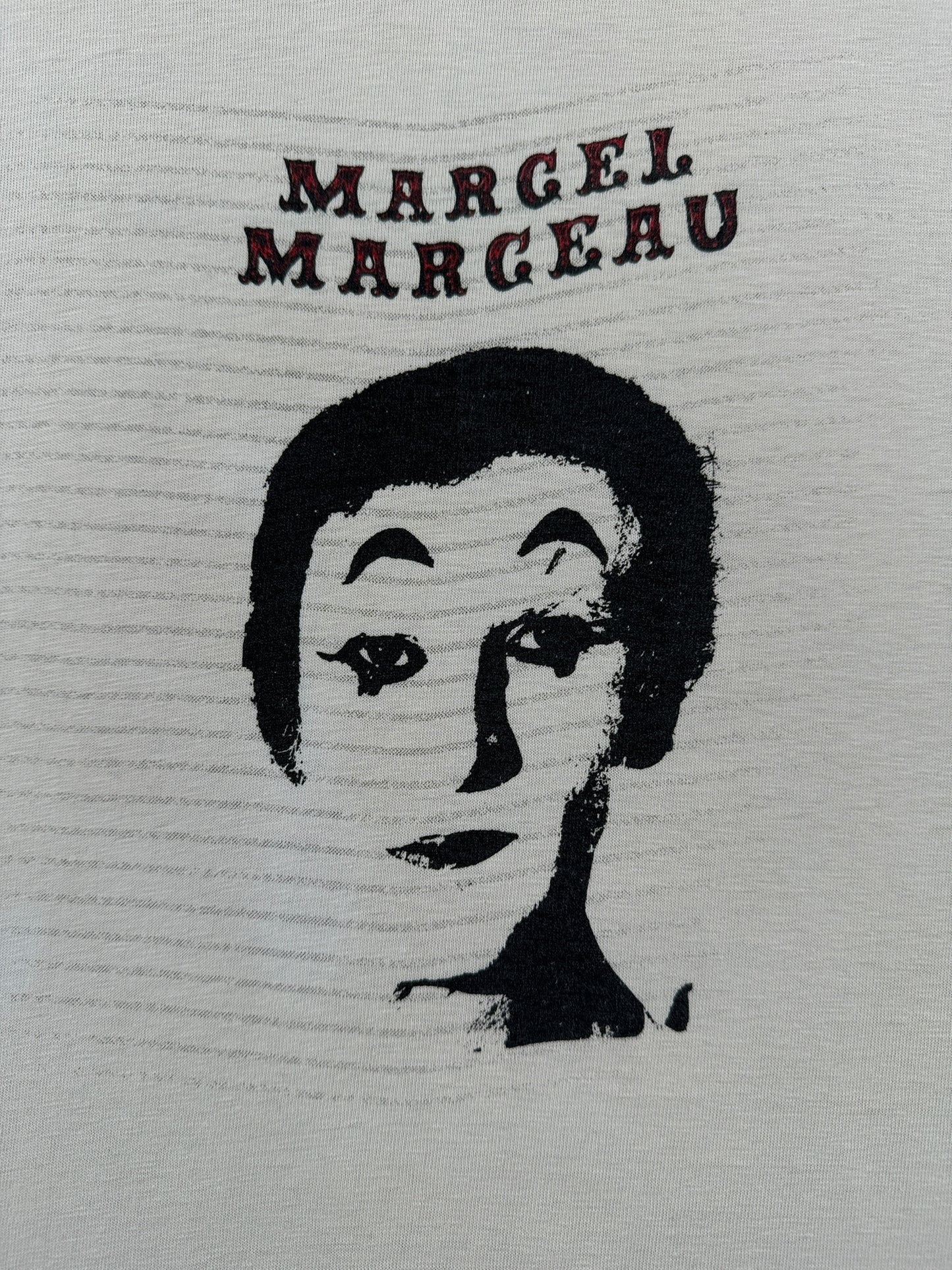 Graphic of Vintage Marcel Marceau Mime Tee SZ L