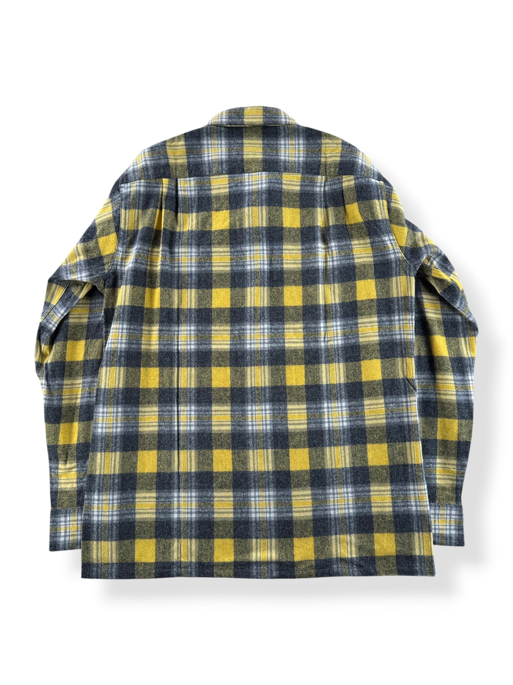 Back of Vintage NOS Field & Stream Wool Blend Flannel SZ M