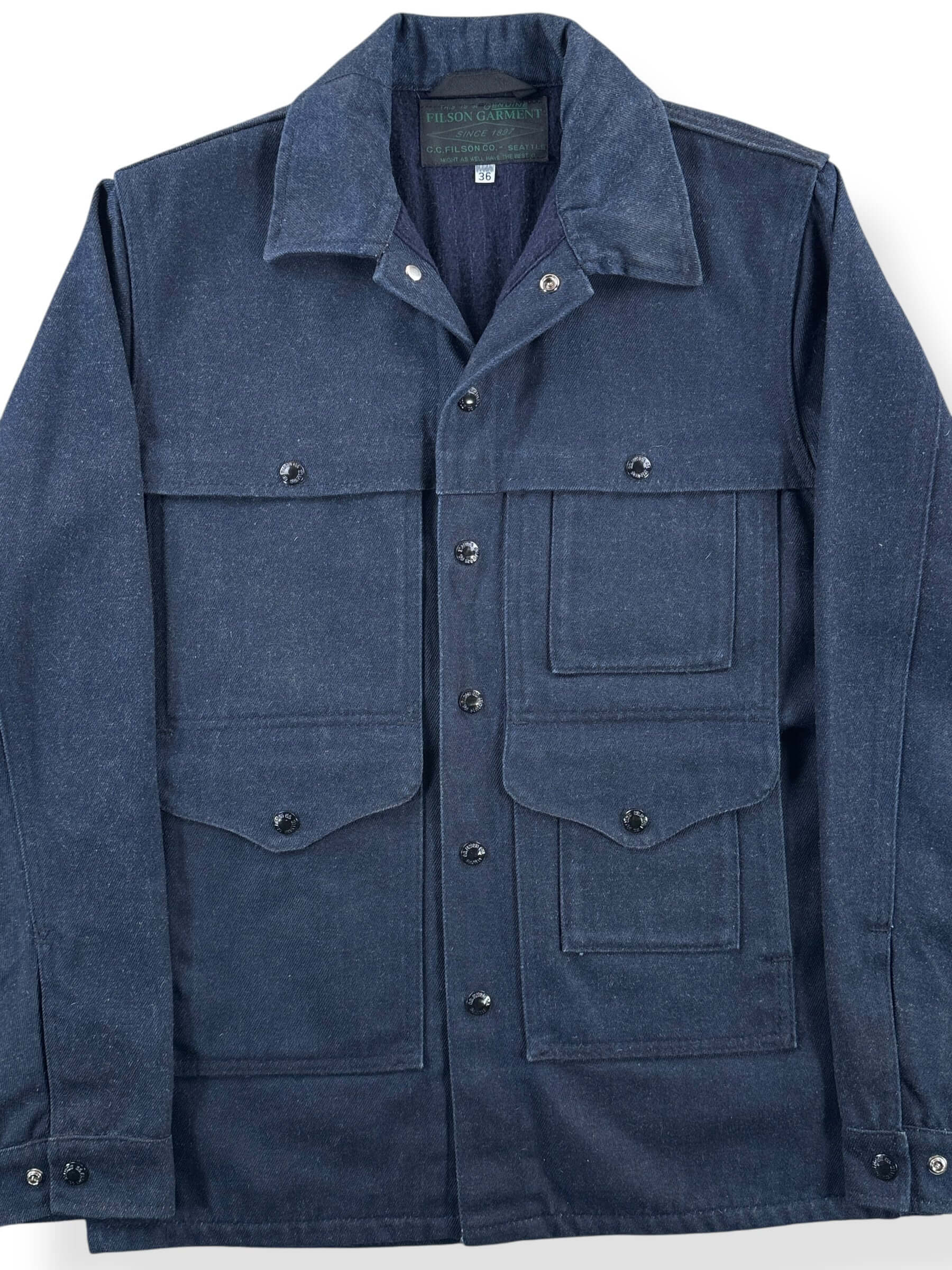 Filson X Tellason Waxed Denim Cruiser Jacket SZ 36 – The Barn Owl