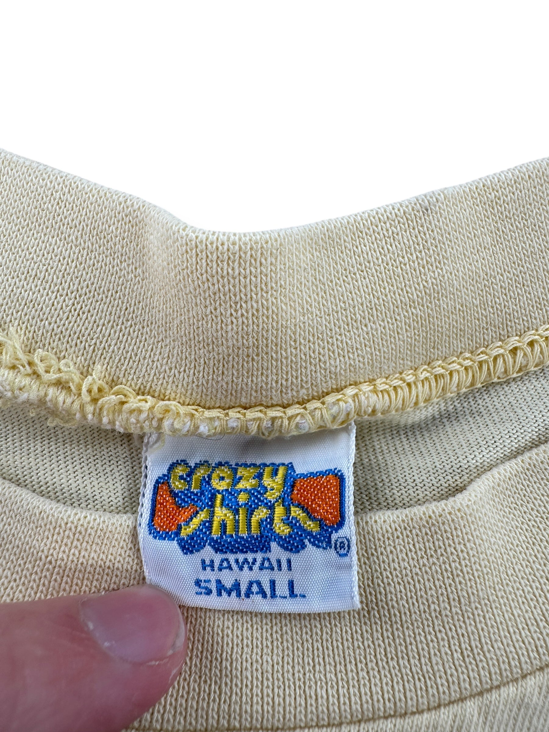 Tag on Vintage Duke Kahanamoku Crazy Shirts Tee SZ S