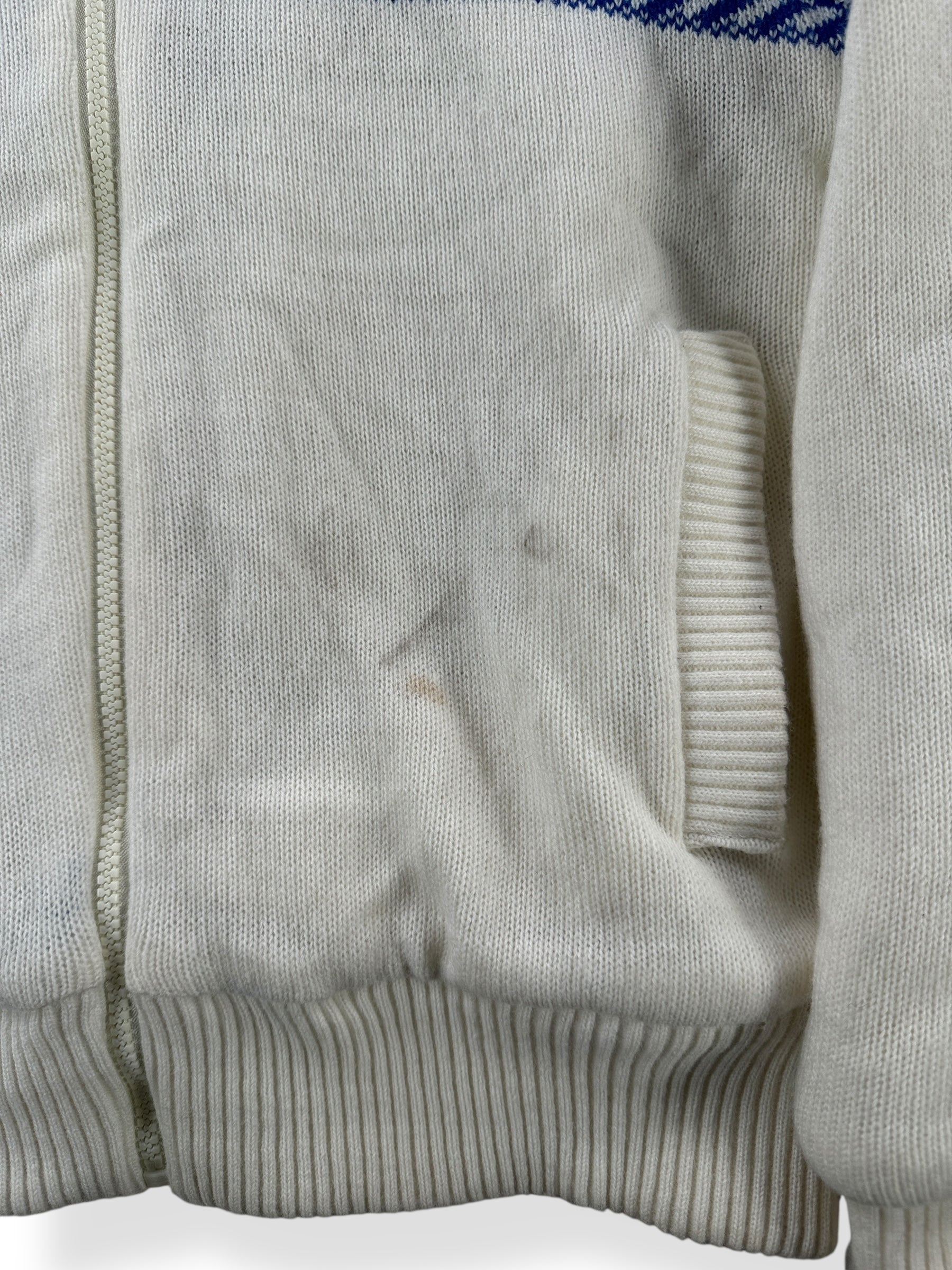 Stains on Vintage Fingerhut Fashions Shearling Lined Sweater SZ M AS IS