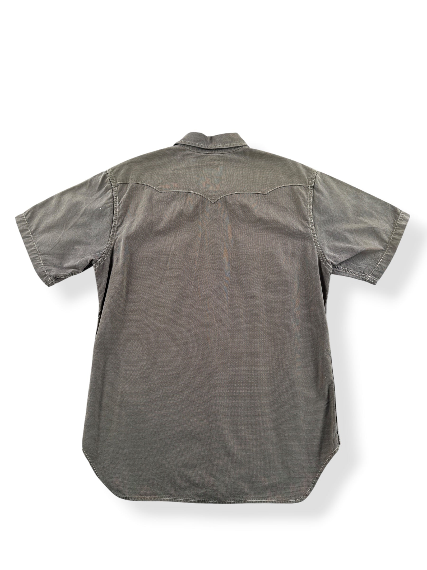 Back of Real McCoys Pearl Snap Short Sleeve Shirt SZ 16