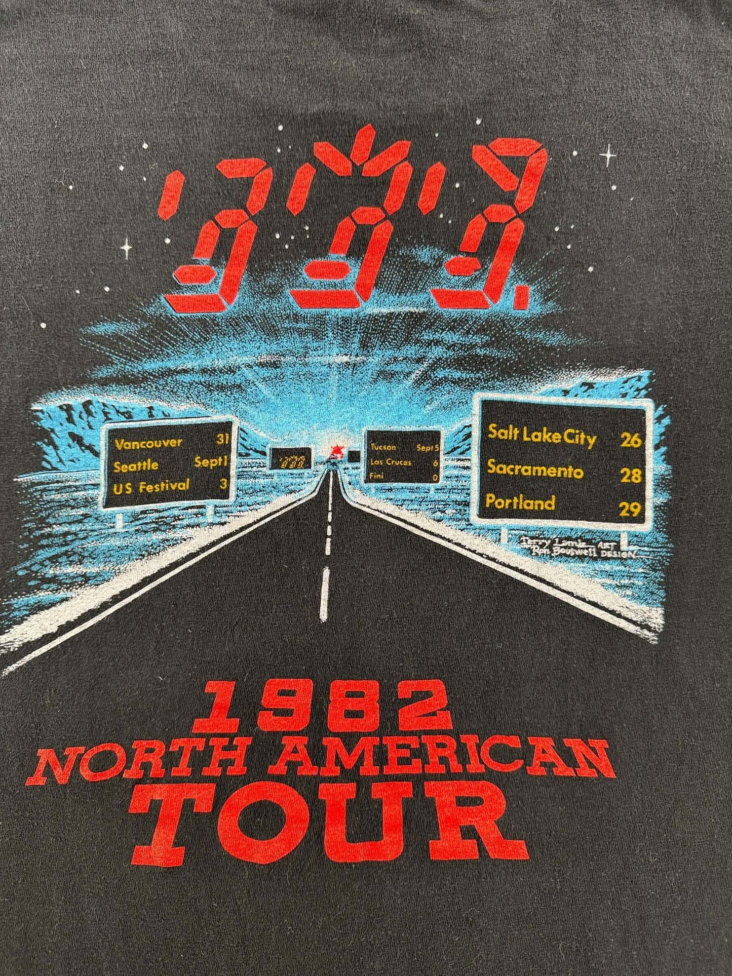 Back Graphic of Vintage The Police Ghost In The Machine Tee SZ L (Fits S)