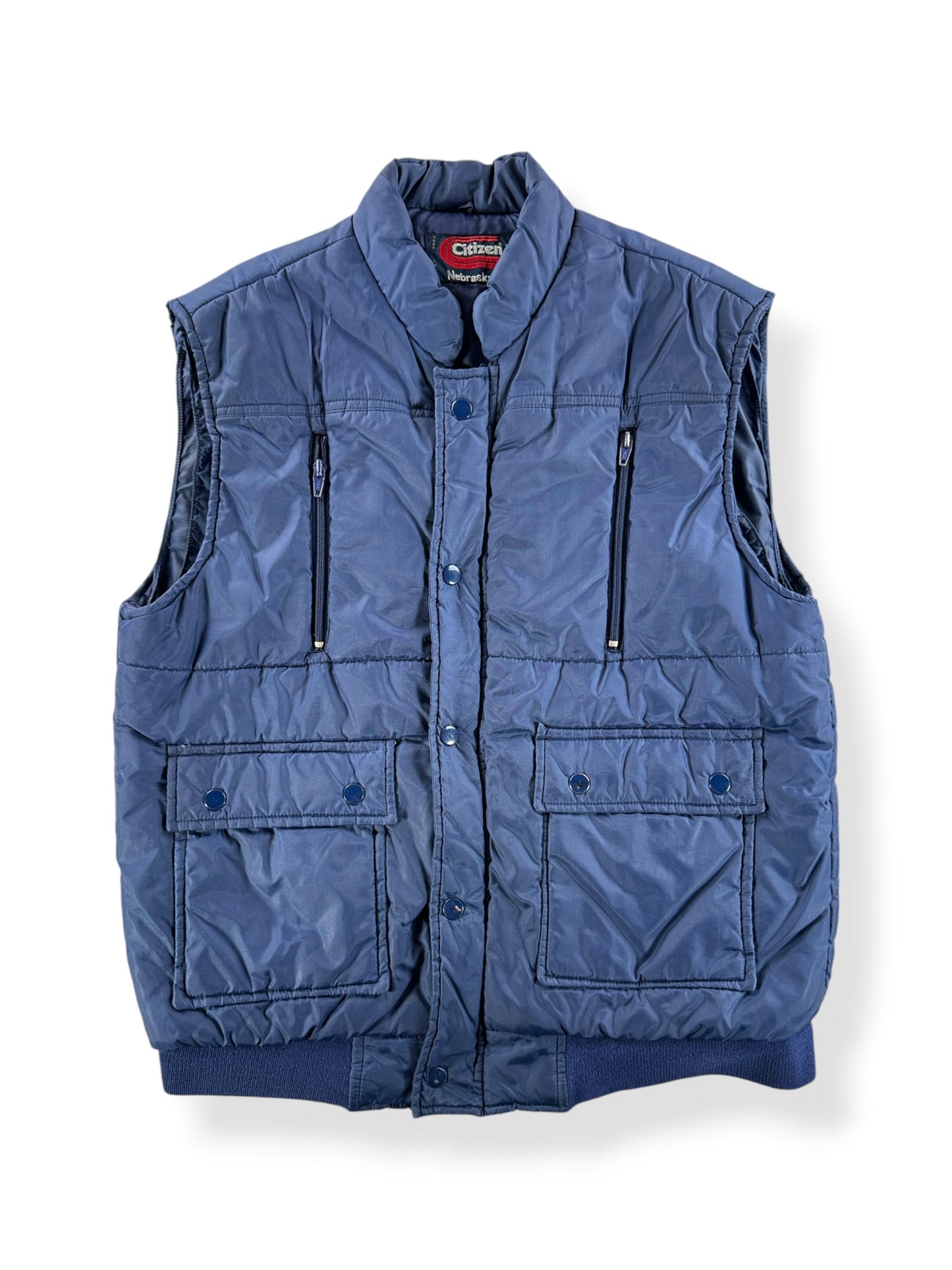 Front of Vintage Citizen Puffer Vest SZ M