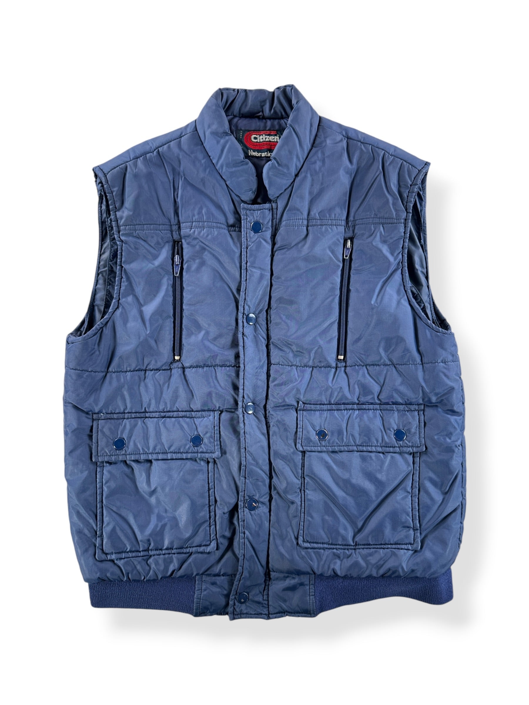 Front of Vintage Citizen Puffer Vest SZ M