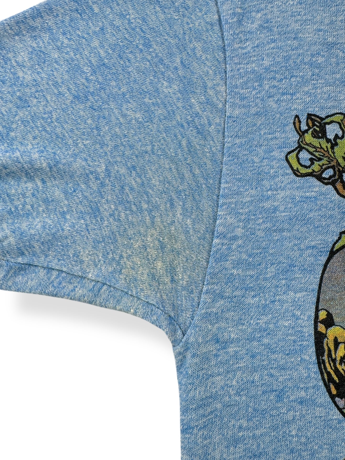 Stain on Vintage 1977 Yes World Tour Tee SZ XS