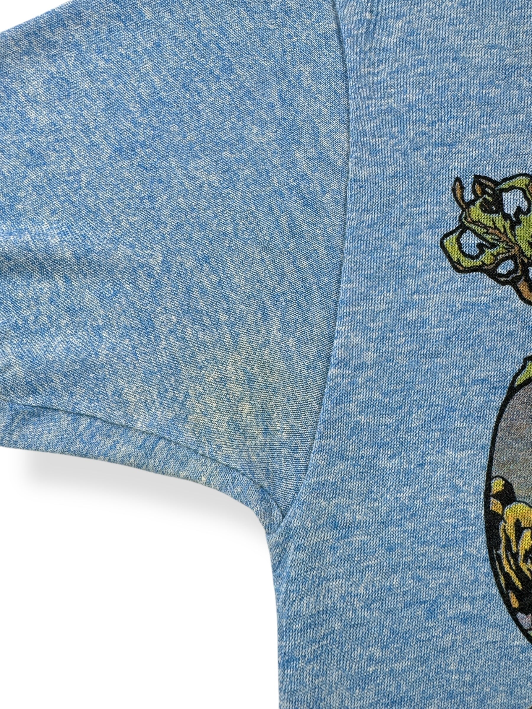 Stain on Vintage 1977 Yes World Tour Tee SZ XS