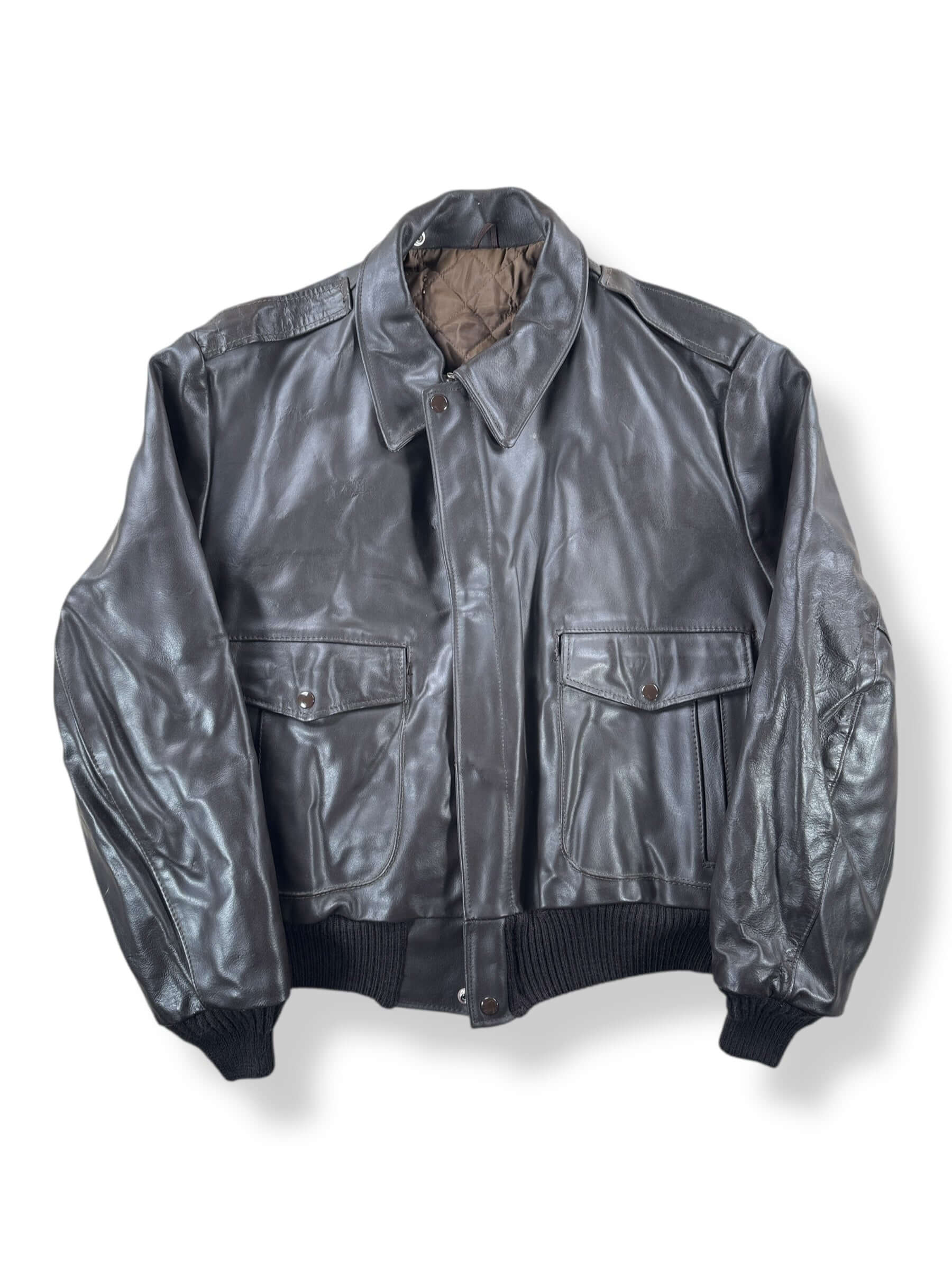 Front of Vintage A-2 Bomber Jacket SZ XL