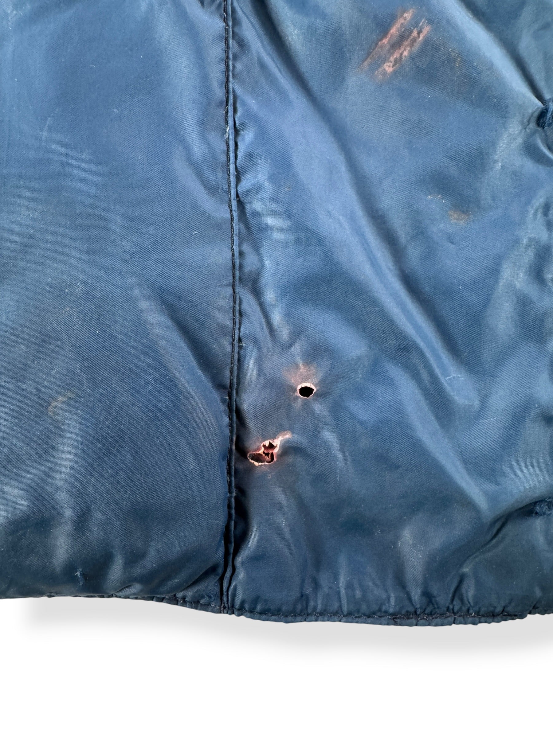 Hole on Vintage Eddie Bauer Down Jacket SZ M - AS IS
