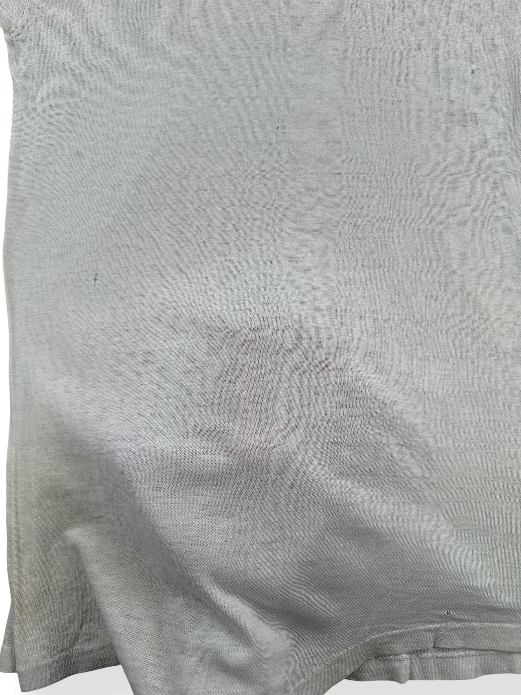Thinness on Vintage 60s Era Jockey White Blank Tee SZ S AS IS