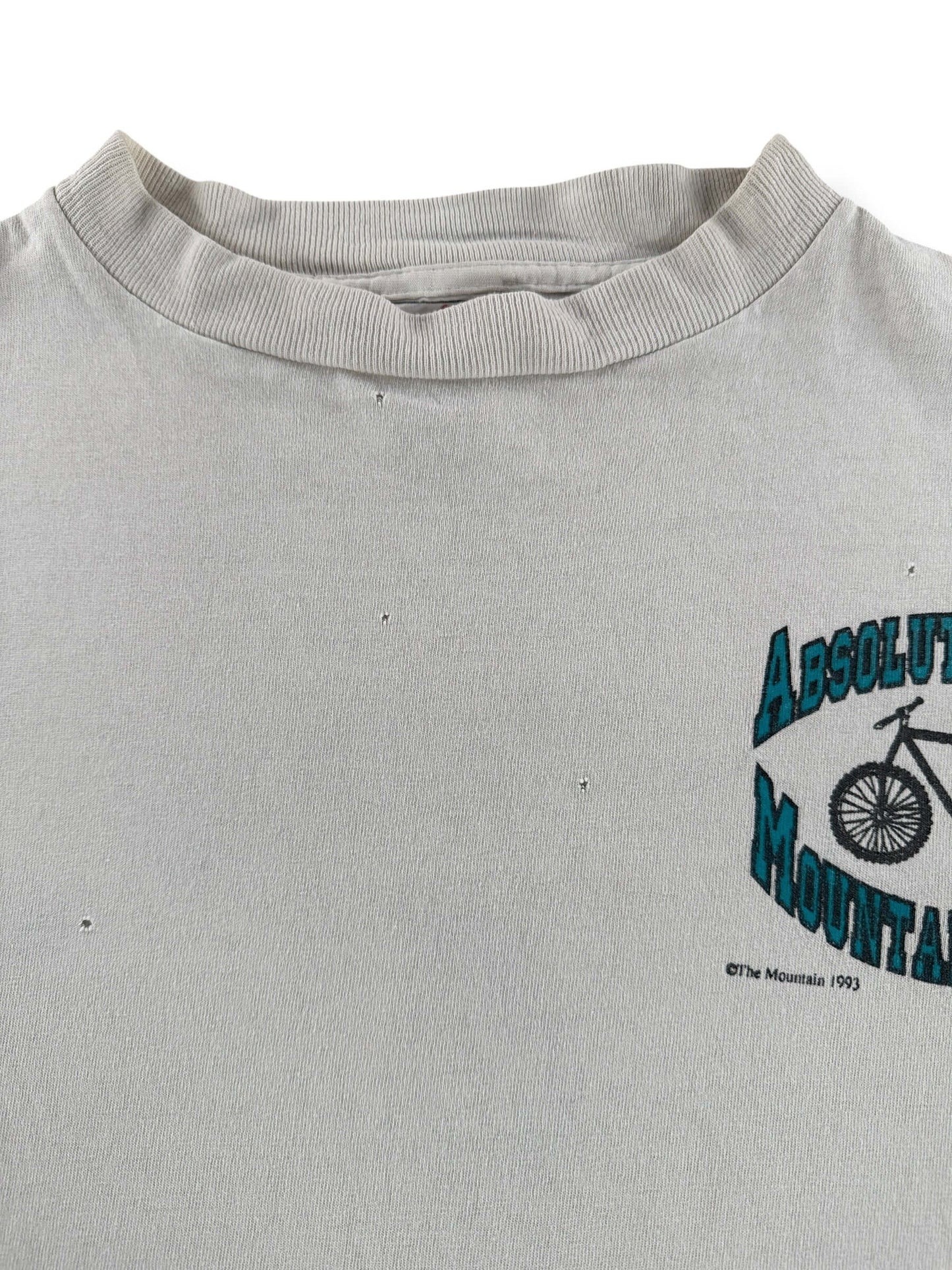 Holes on Vintage Grateful Dead Mountain Biking Tee SZ XL