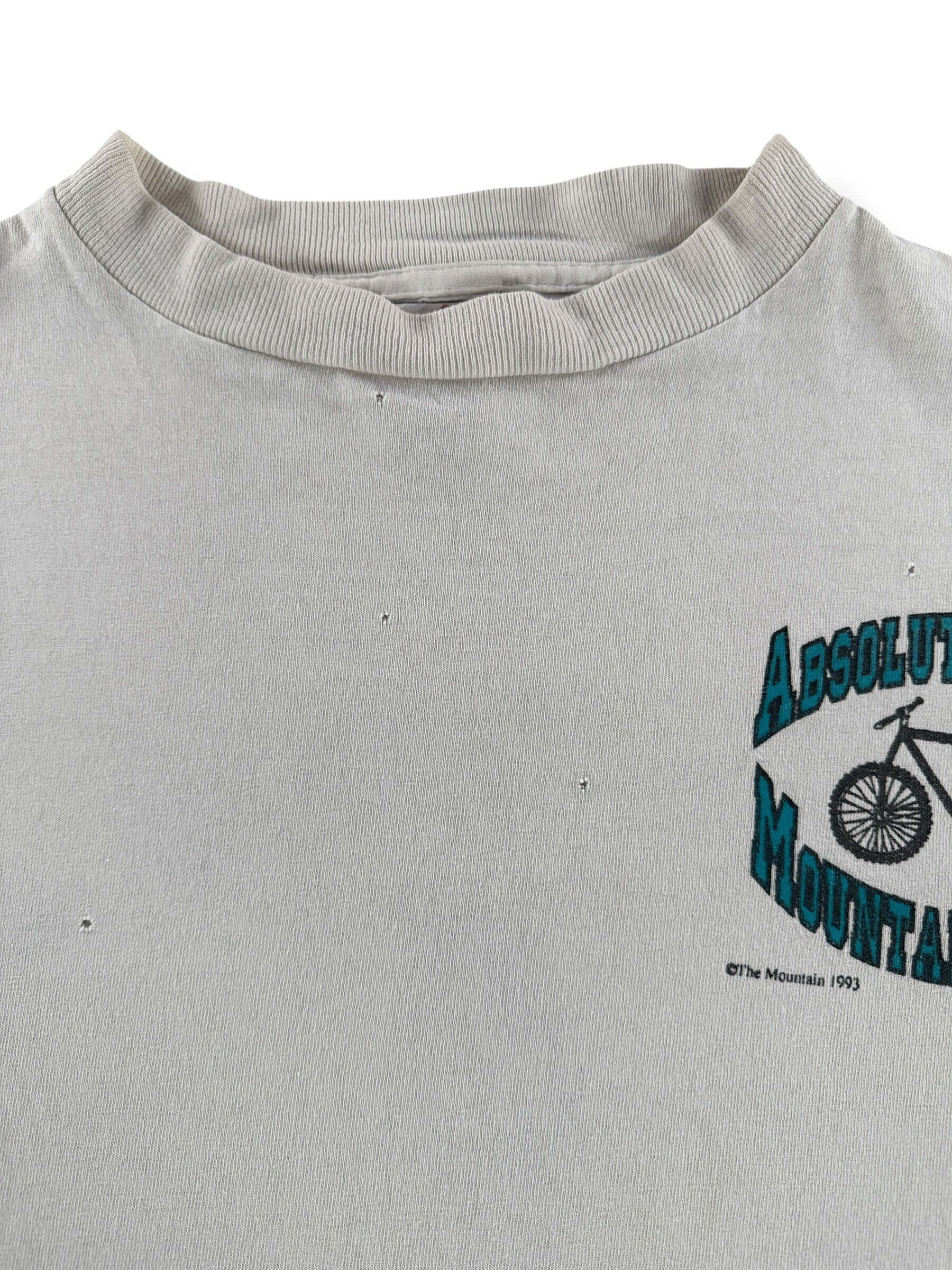 Holes on Vintage Grateful Dead Mountain Biking Tee SZ XL