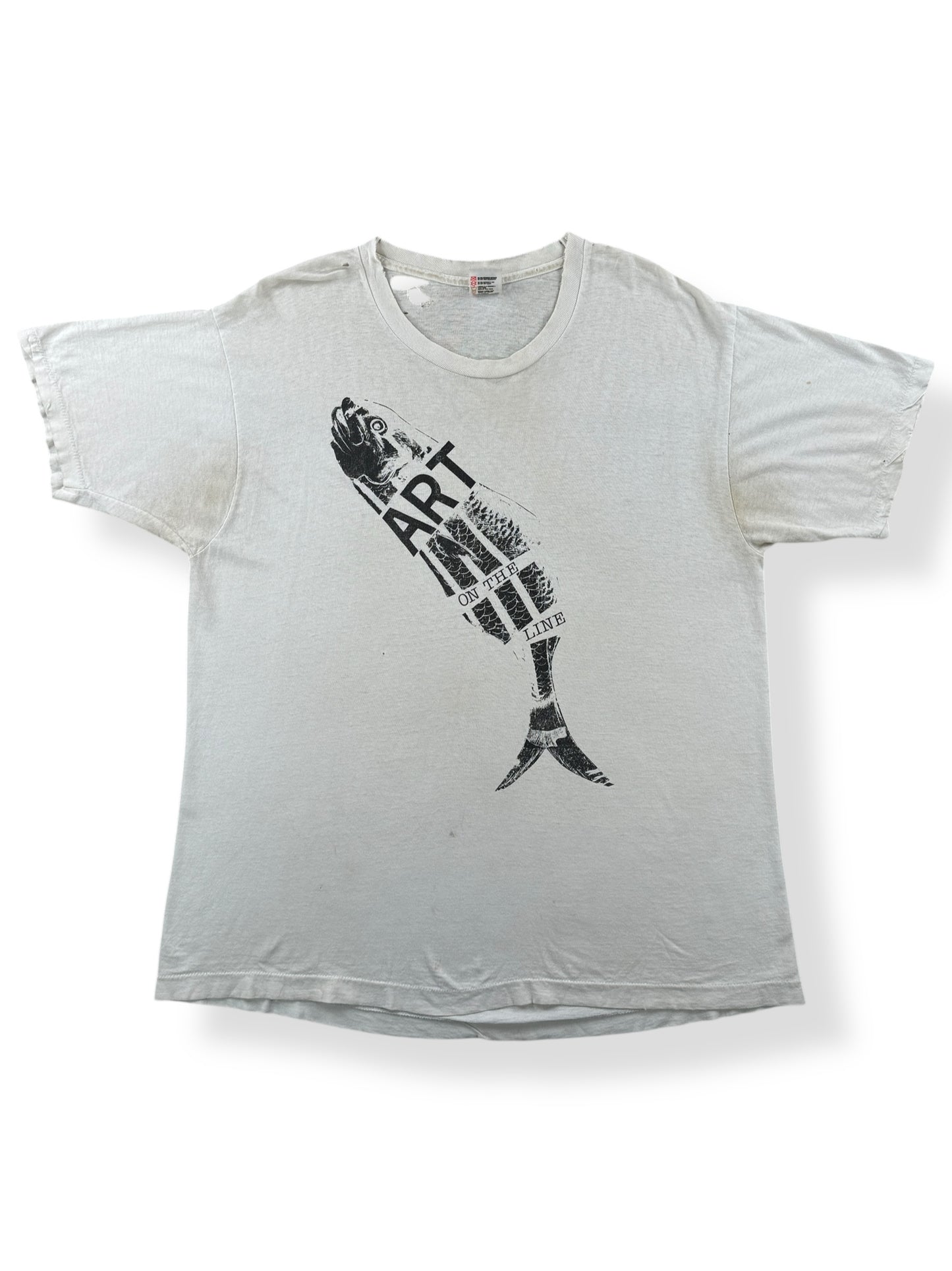 Front of Vintage Canadian Art on the Line Tee SZ XL