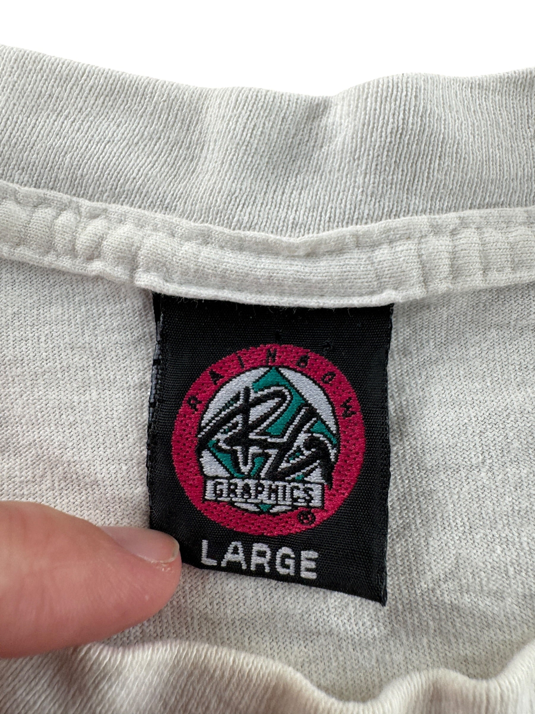 Tag on Vintage Friday Harbor Shark Attack Tee SZ L (Fits M)