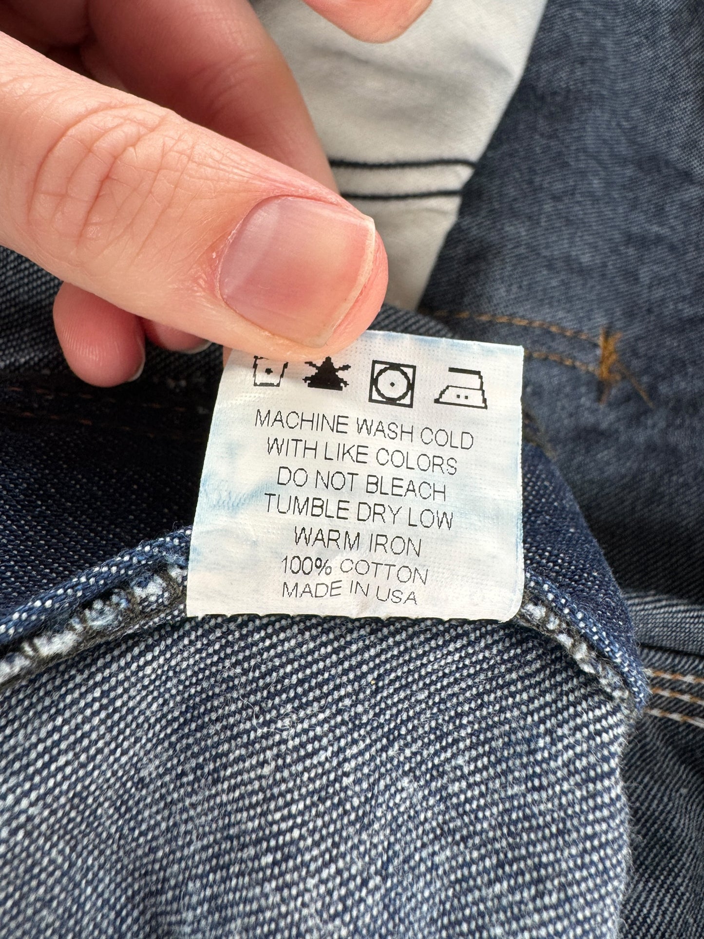Tag on Vintage Roundhouse Denim Carpenter Jeans W36