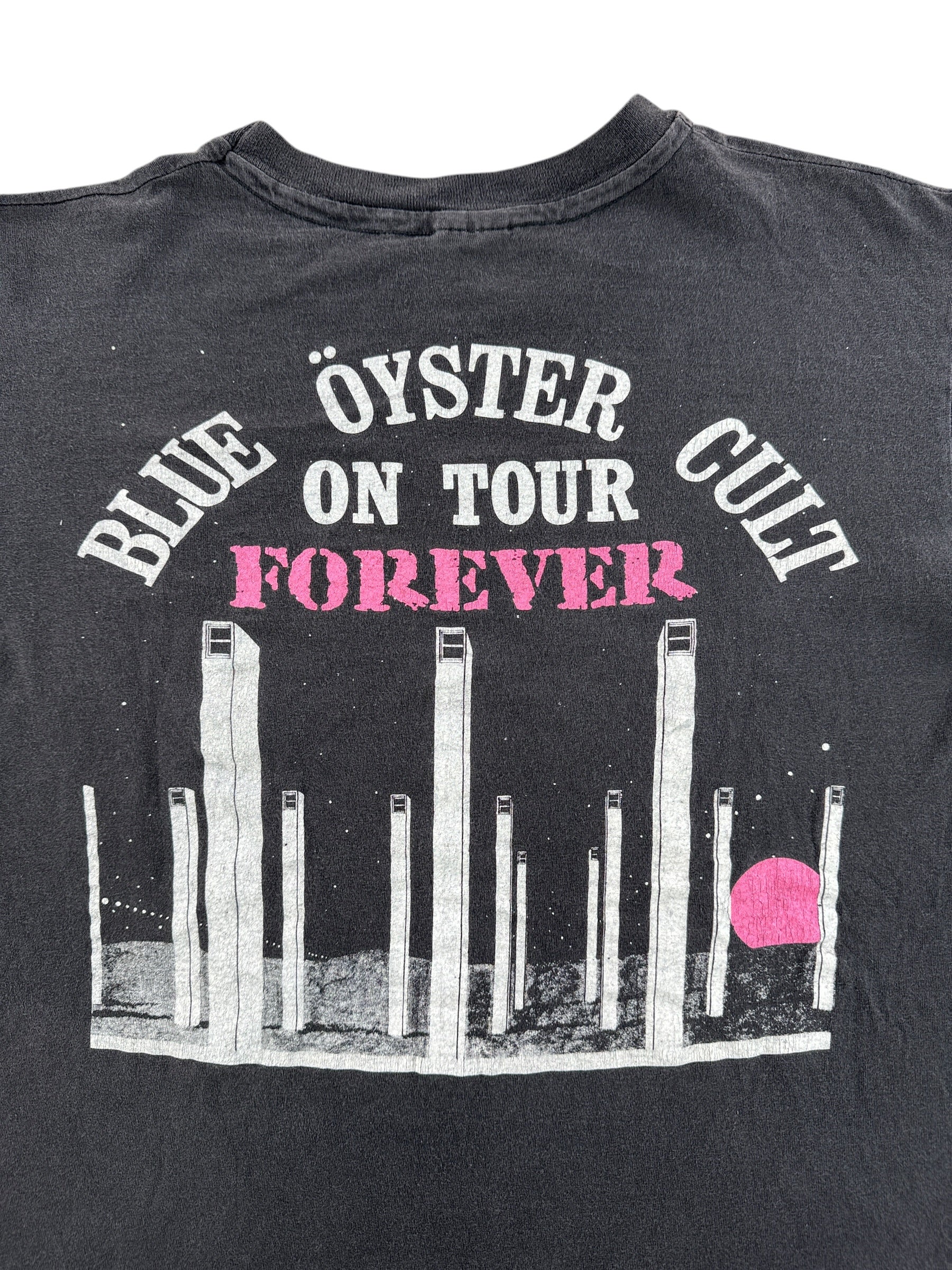 Back of Vintage Blue Oyster Cult Tyranny And Mutation Tour Tee SZ L