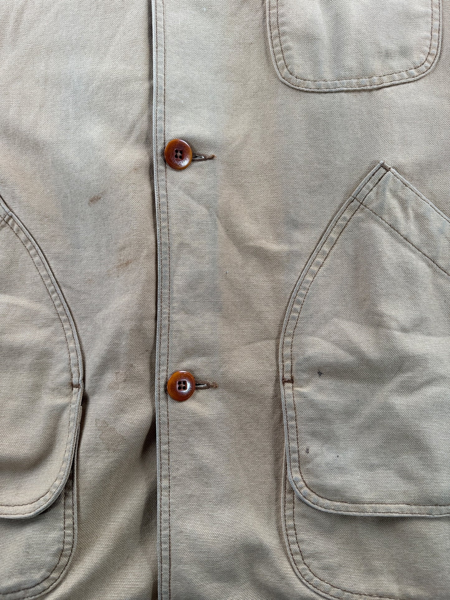 Staining on Vintage LL Bean Barn Coat w/ Wool Liner SZ XL