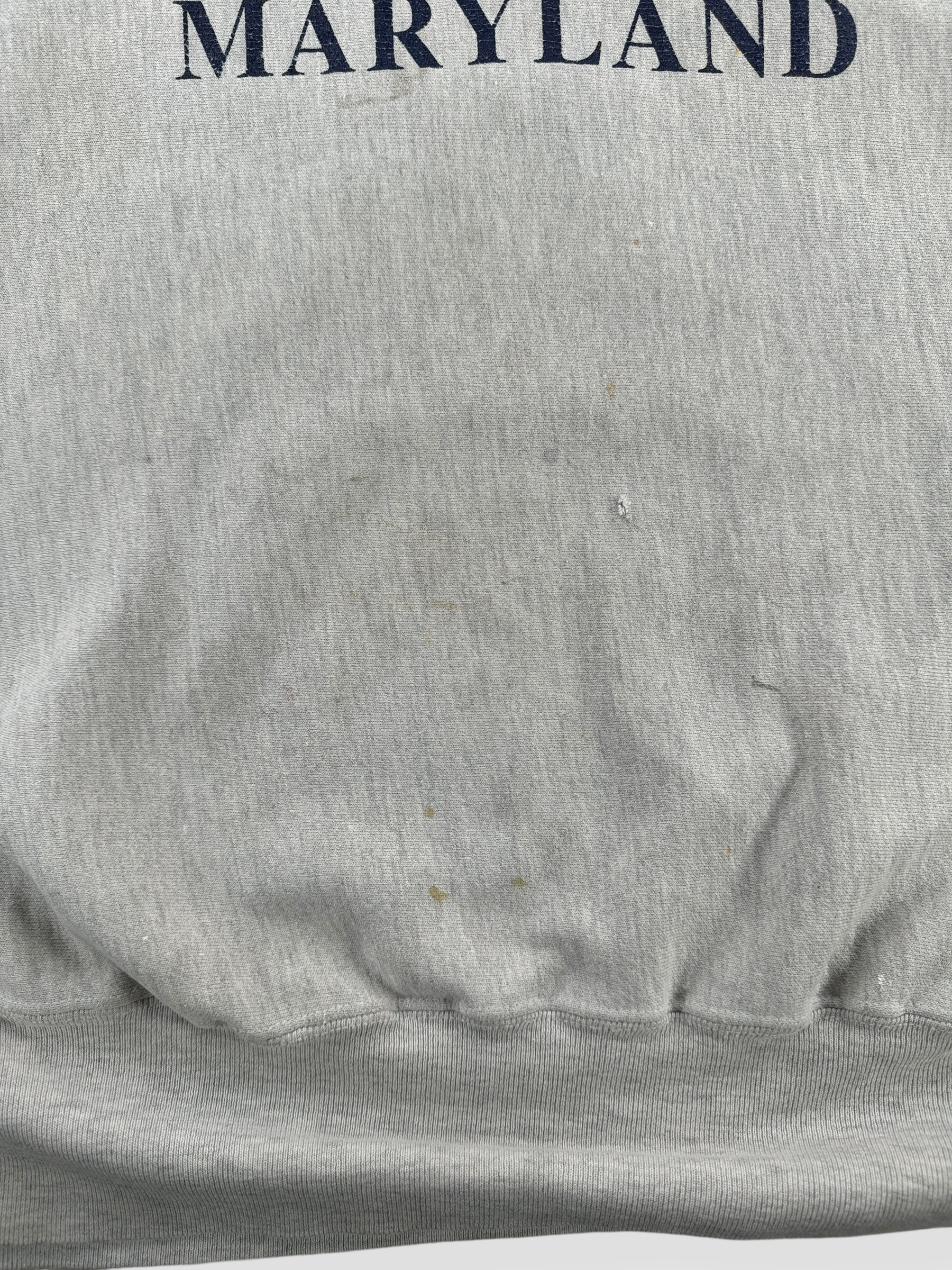 Stains on Vintage Ocean City MD Champion Crewneck SZ XL