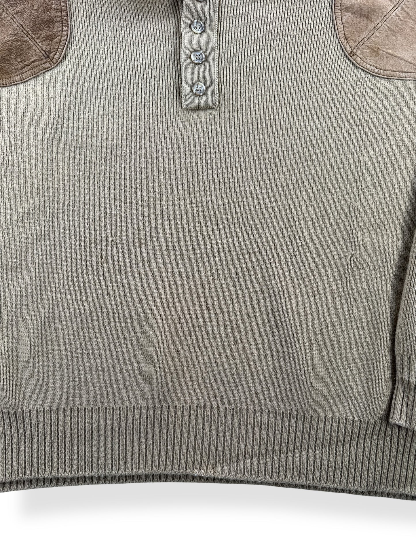 Wear on Vintage Filson Tan Guide Sweater SZ XL