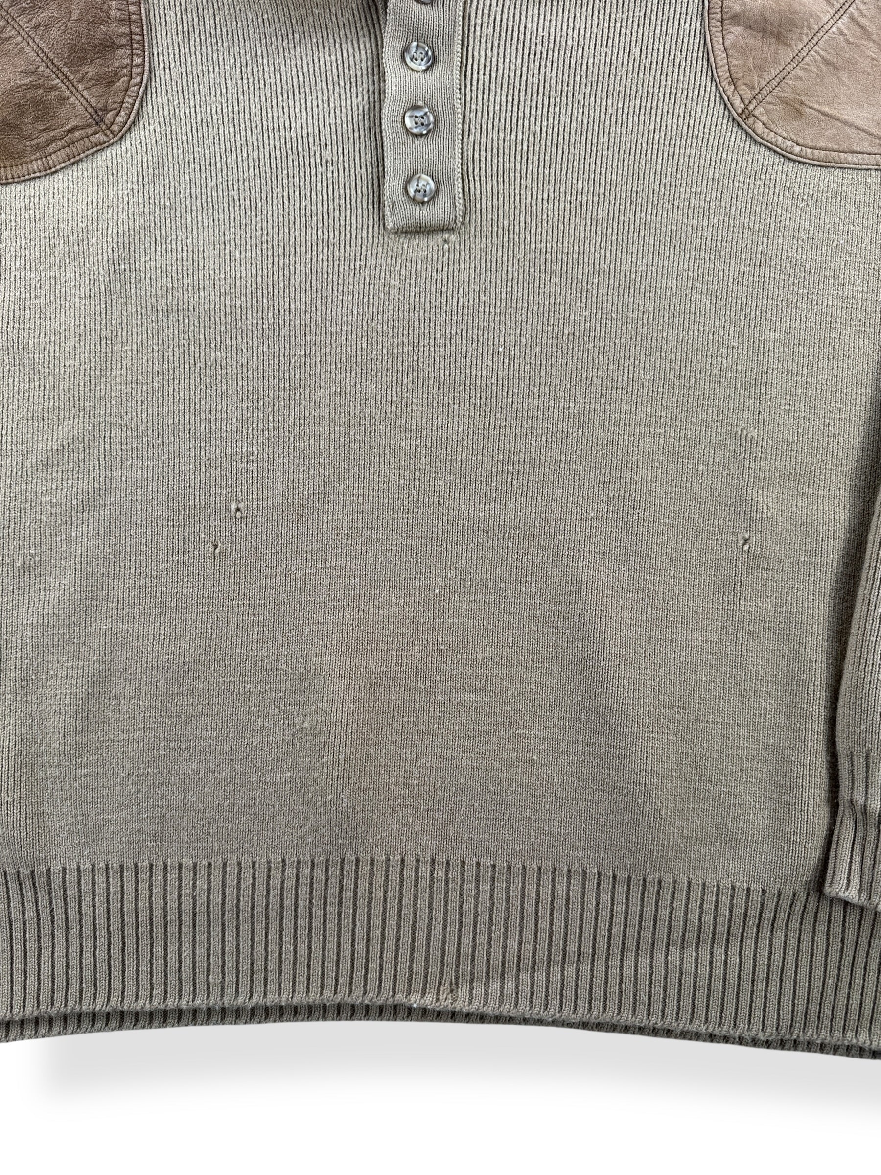 Wear on Vintage Filson Tan Guide Sweater SZ XL
