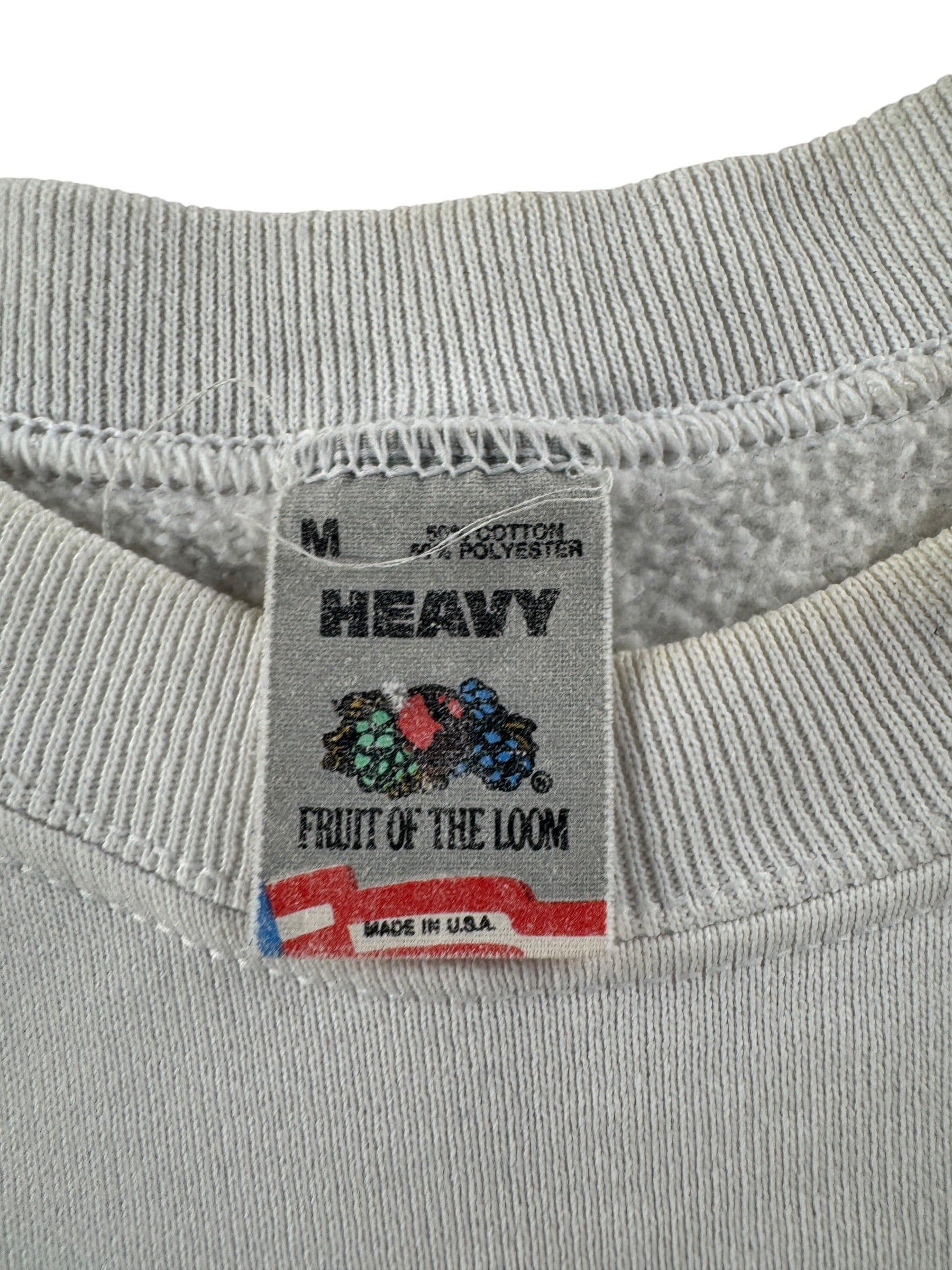 Tag on Vintage 1994 Spirit of Washington Little League Crewneck SZ M