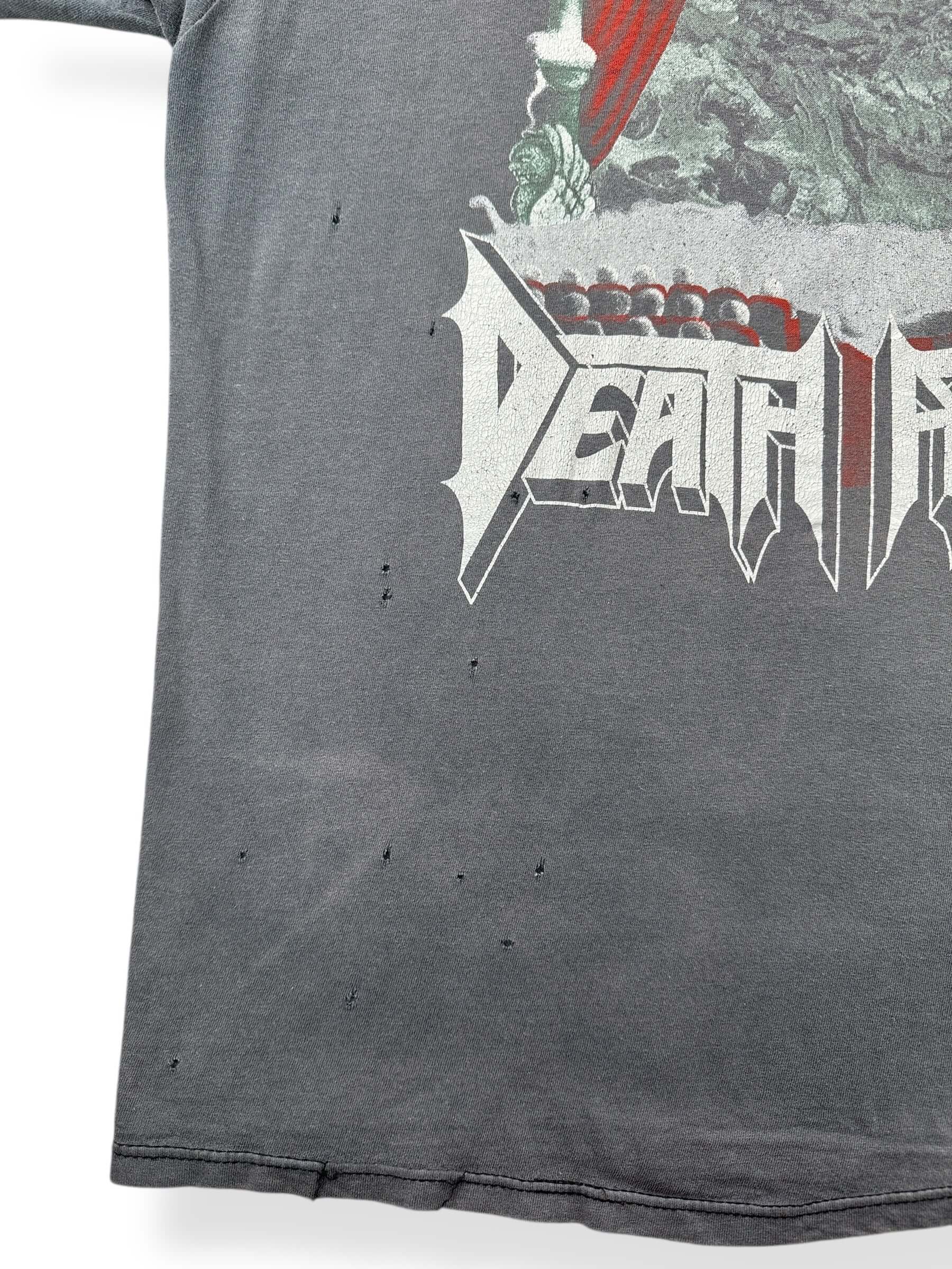 Holes on Vintage Death Angel Act III Fader Tee SZ XL