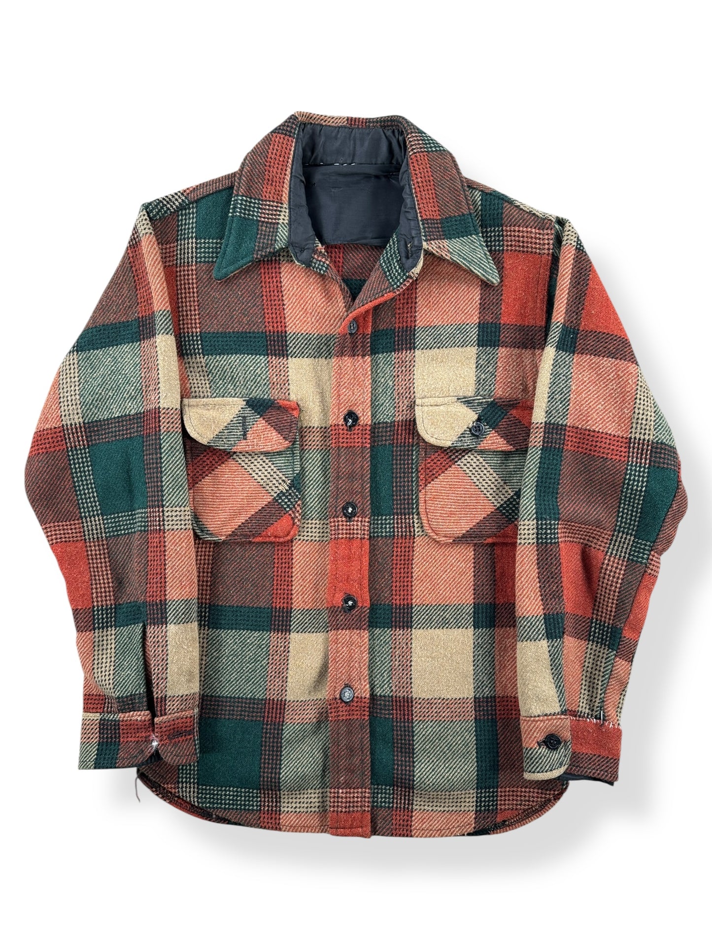 Front of Vintage Unbranded CPO Flannel SZ S