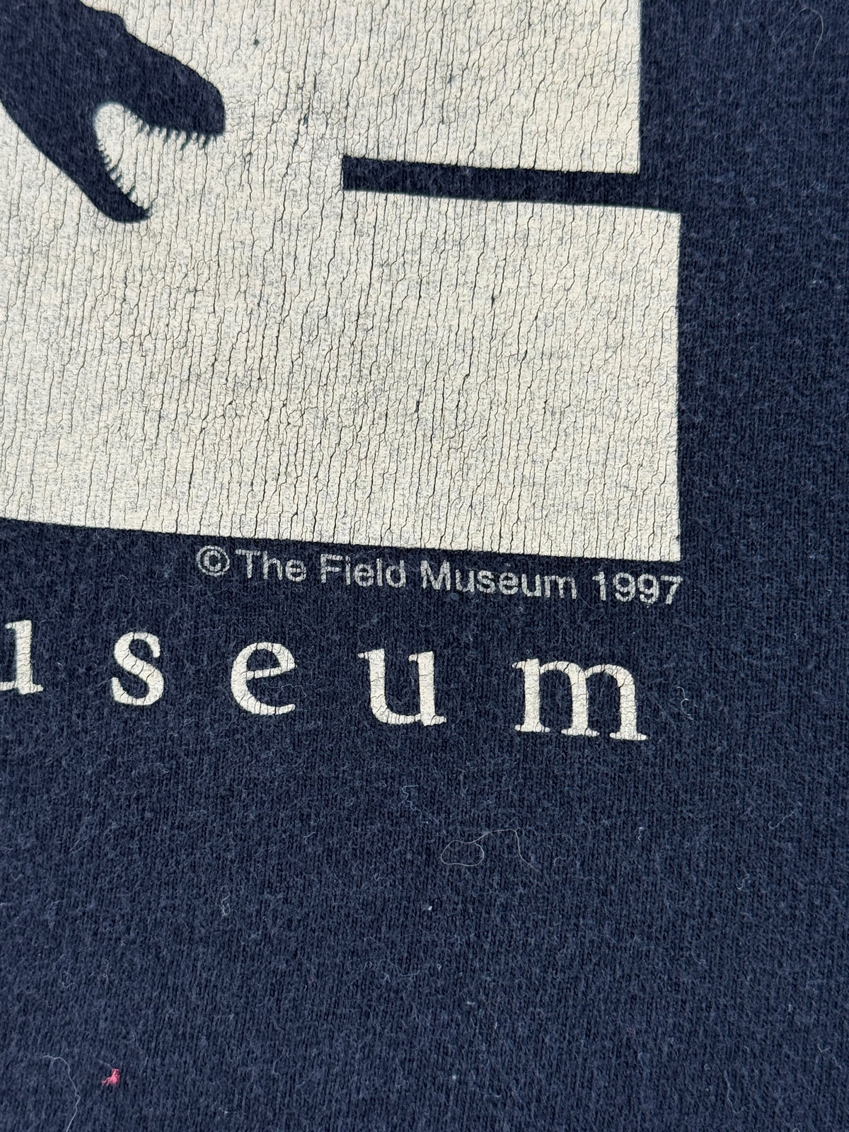 Copyright on Vintage Sue T. Rex Field Museum Tee SZ L