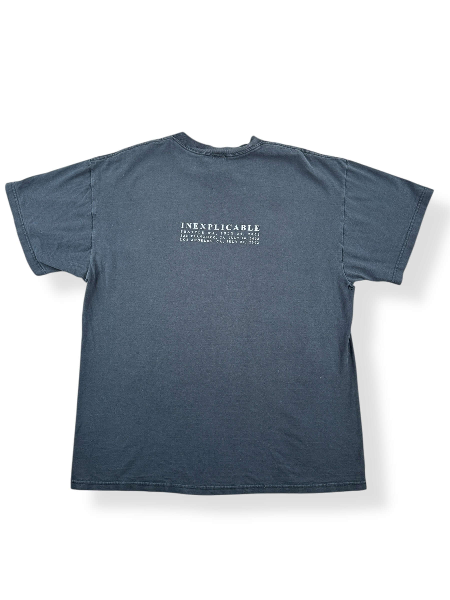 Back of Vintage 2002 Mission of Burma Tee SZ XL