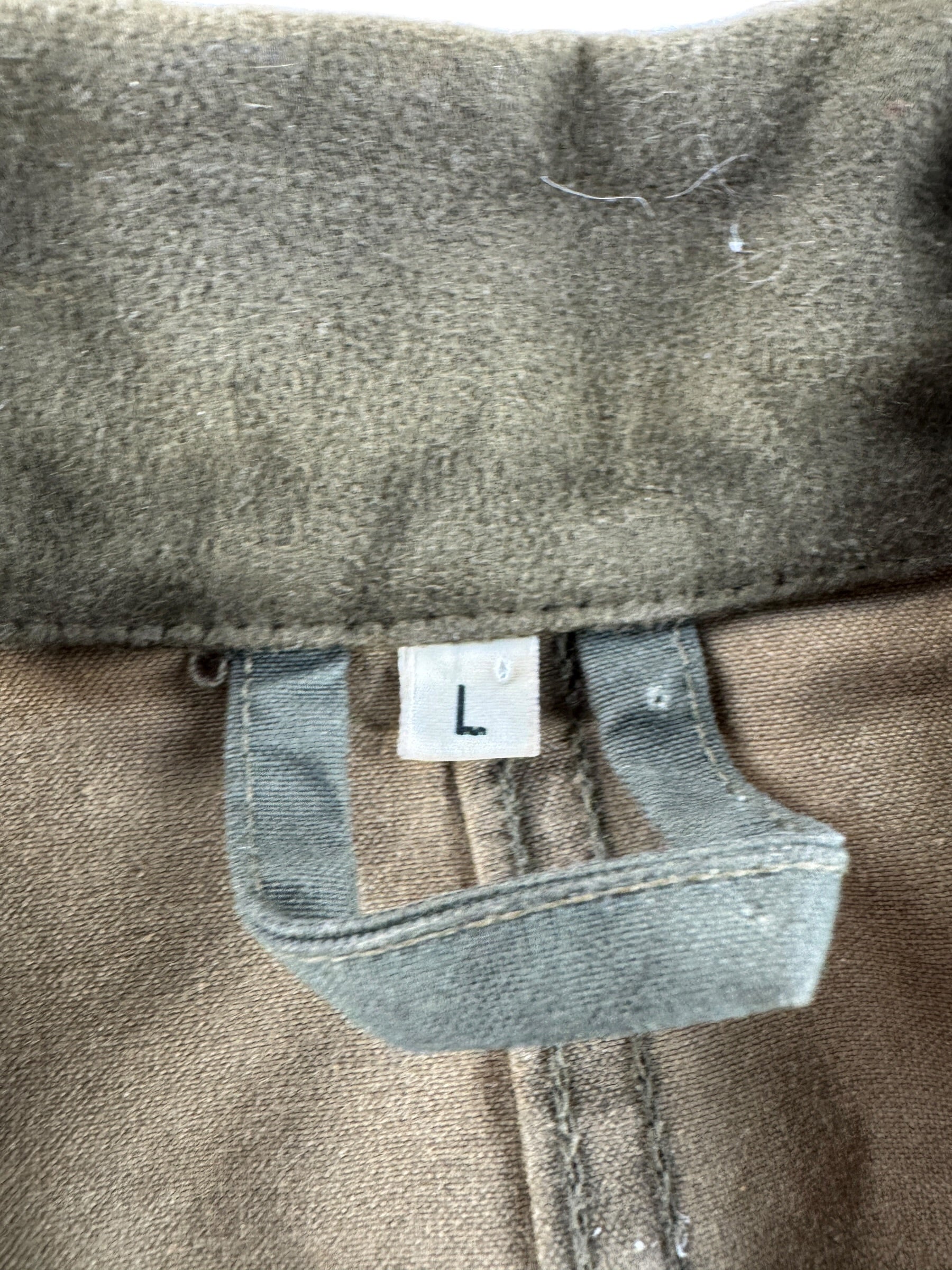 Tag on Filson Style 420 Tin Cloth Jacket SZ L
