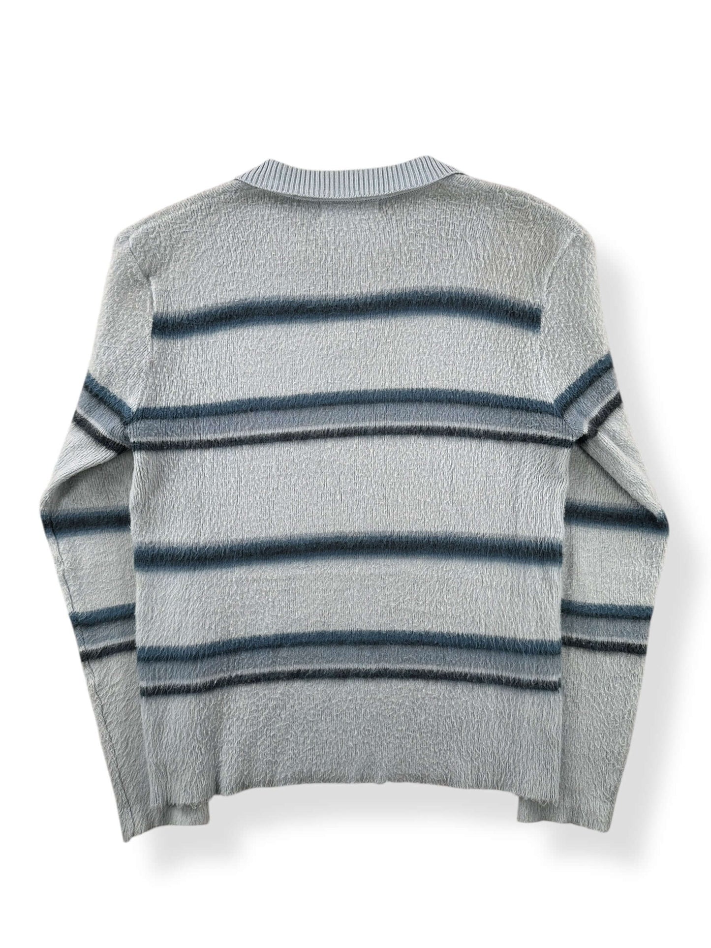 Back of Vintage Sundowner Fake Mohair Collared Sweater SZ L