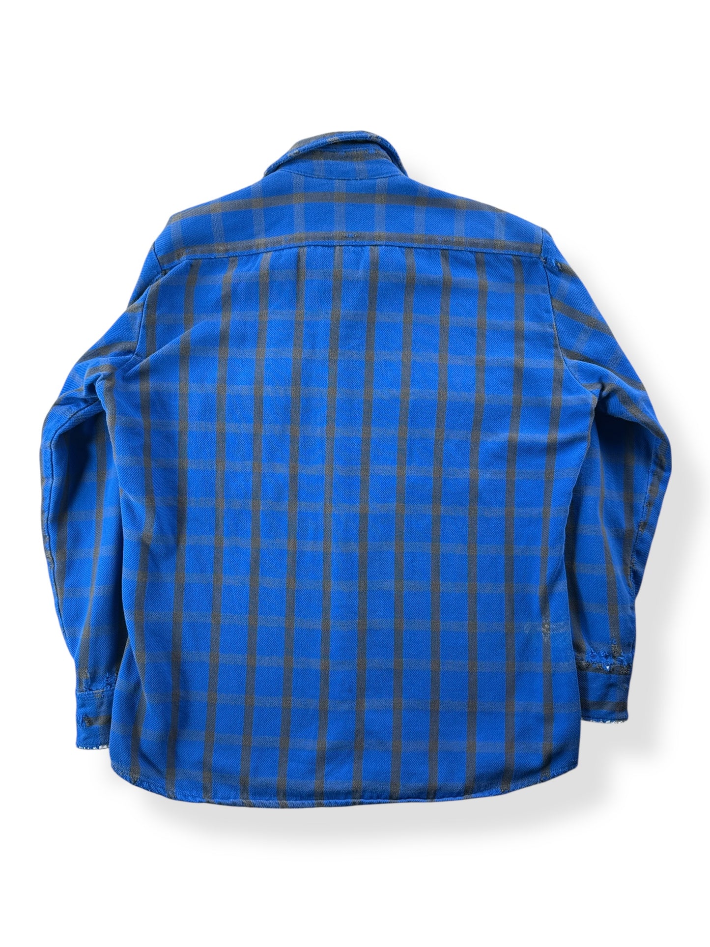 Back of Vintage Thrashed Cotton Flannel SZ S
