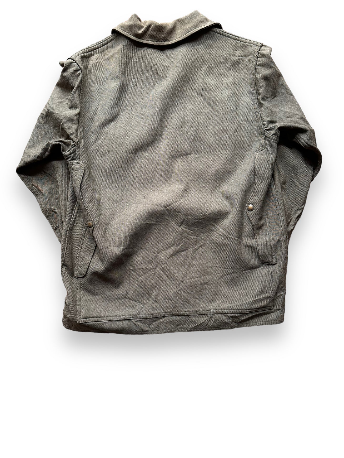 back of Vintage 60s Filson Union Made Whipcord Cruiser SZ 40 |  Barn Owl Vintage Goods | Vintage Filson Workwear Seattle