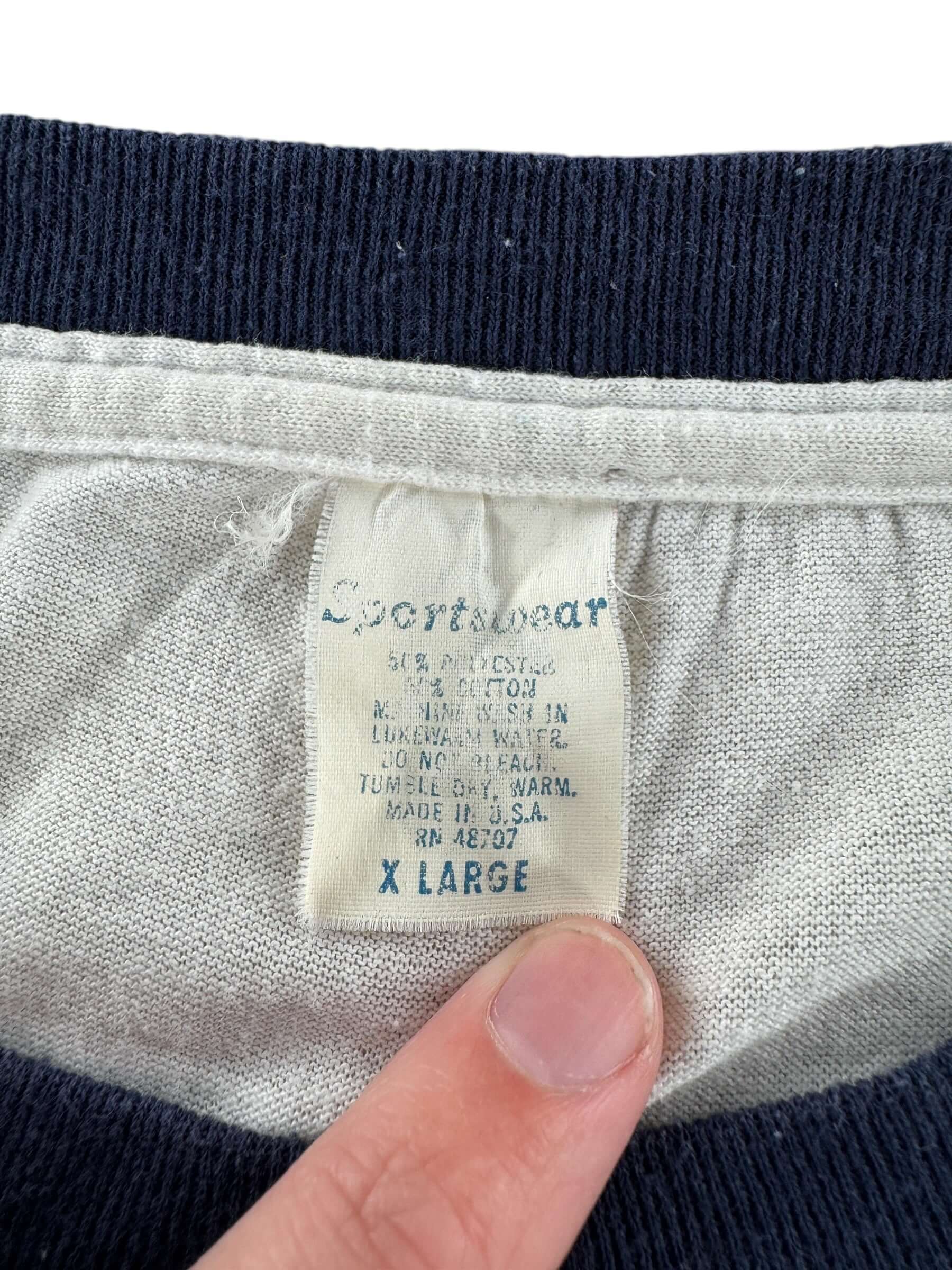 Tag on Vintage Mack Truck Weightlifting Tee SZ XL (Fits L)