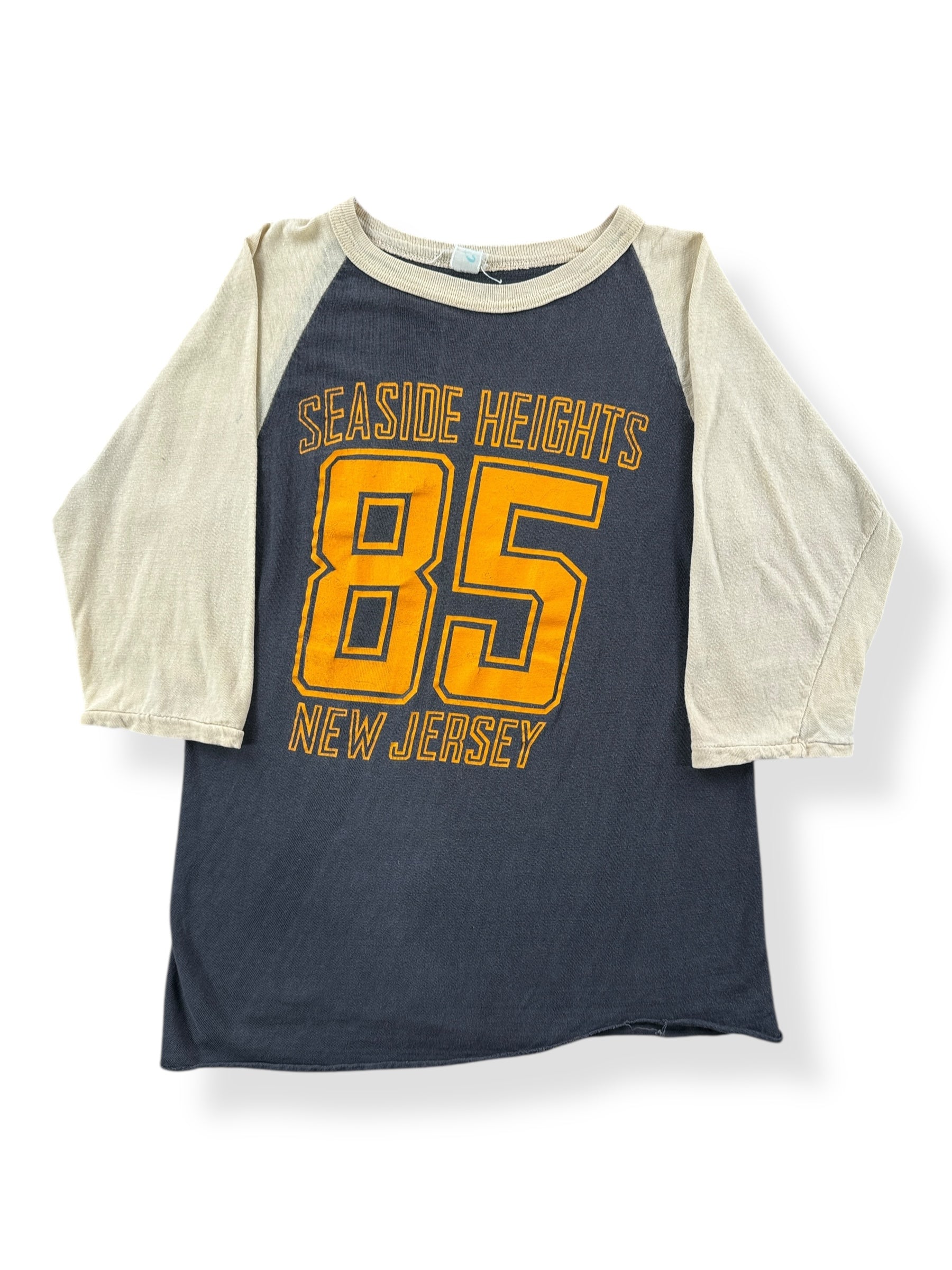 Front of Vintage Seaside Heights NJ baseball Tee SZ S