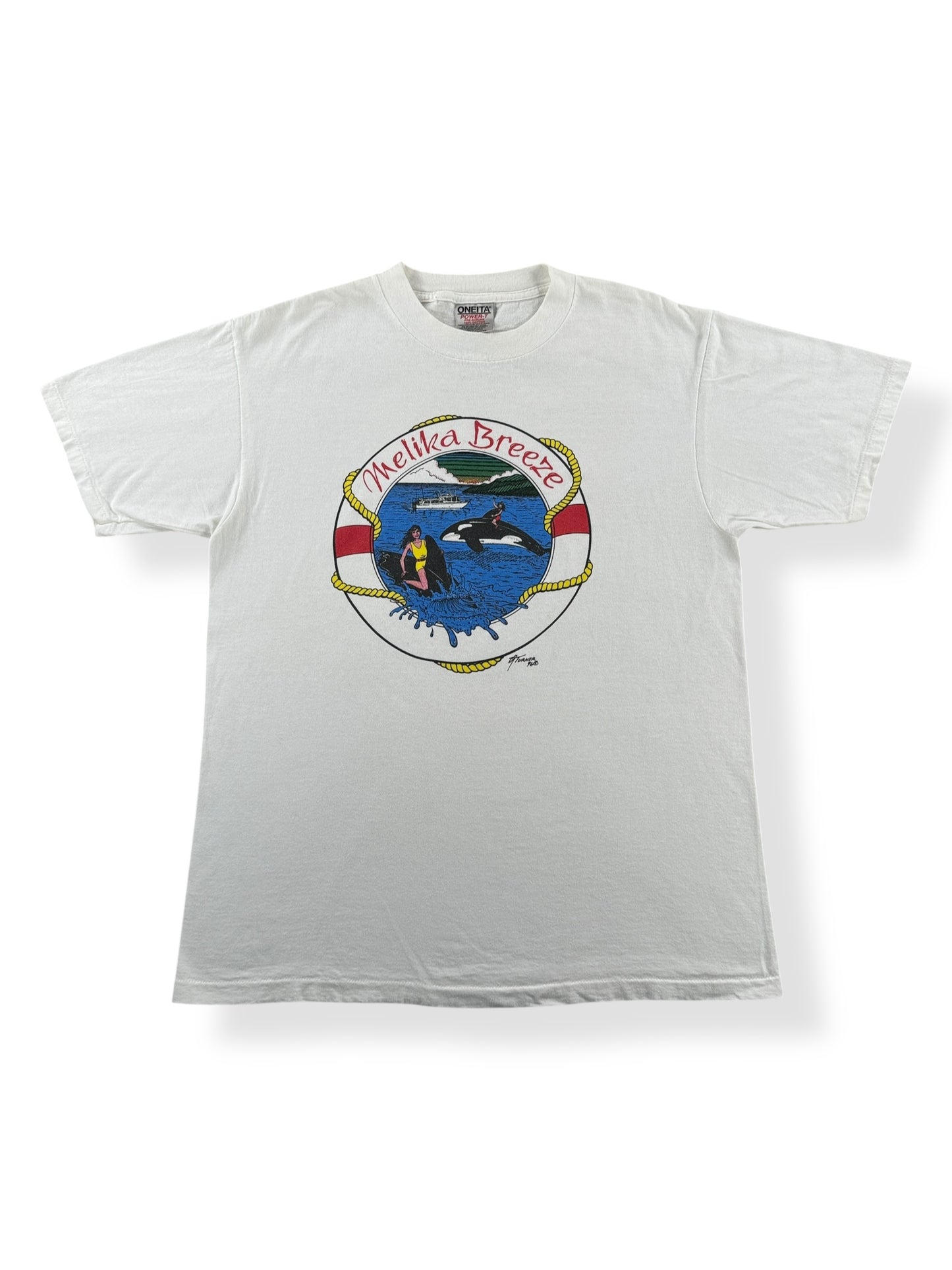 Front of Vintage Melika Breeze Tee SZ L
