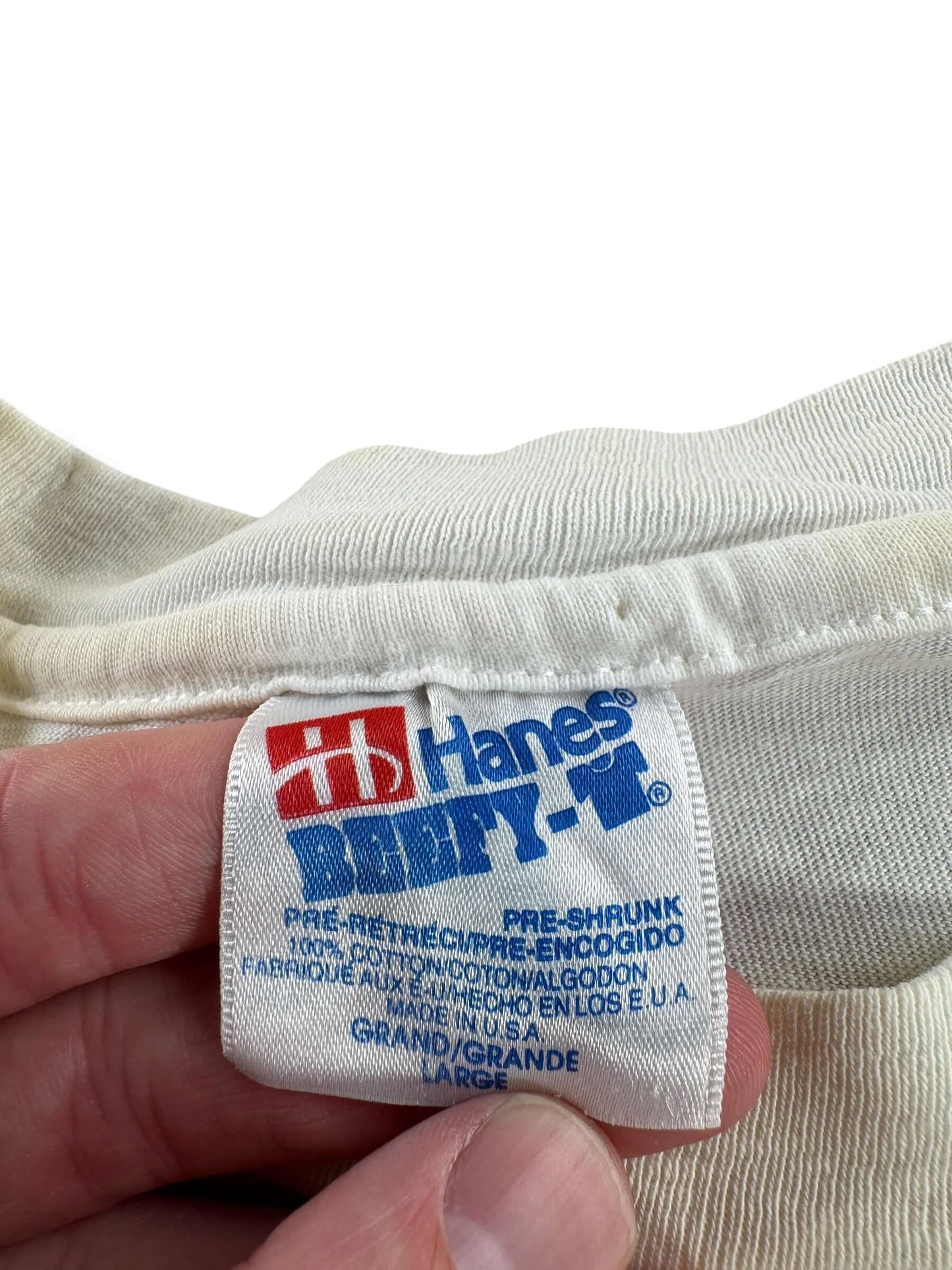 Tag on Vintage MOMA 1996 Mondrian Exhibit Tee SZ L